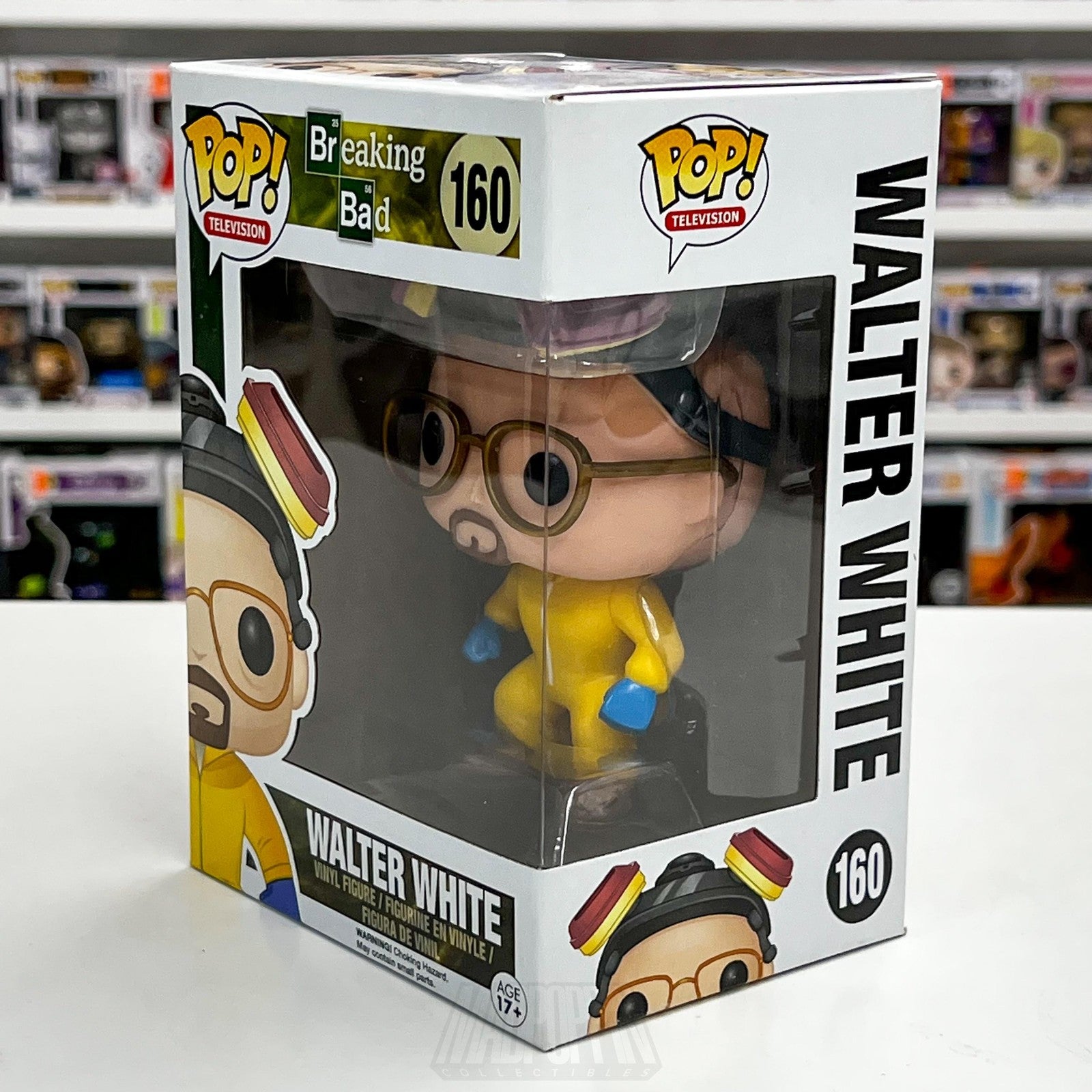Funko Pop Television Breaking Bad Walter White Hazmat Suit 160 Vinyl Figure AMC1