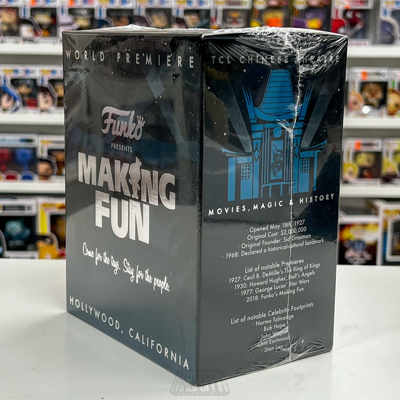 Funko Making Fun Movie Premiere Freddy Funko Sealed Exclusive Box Hollywood CA