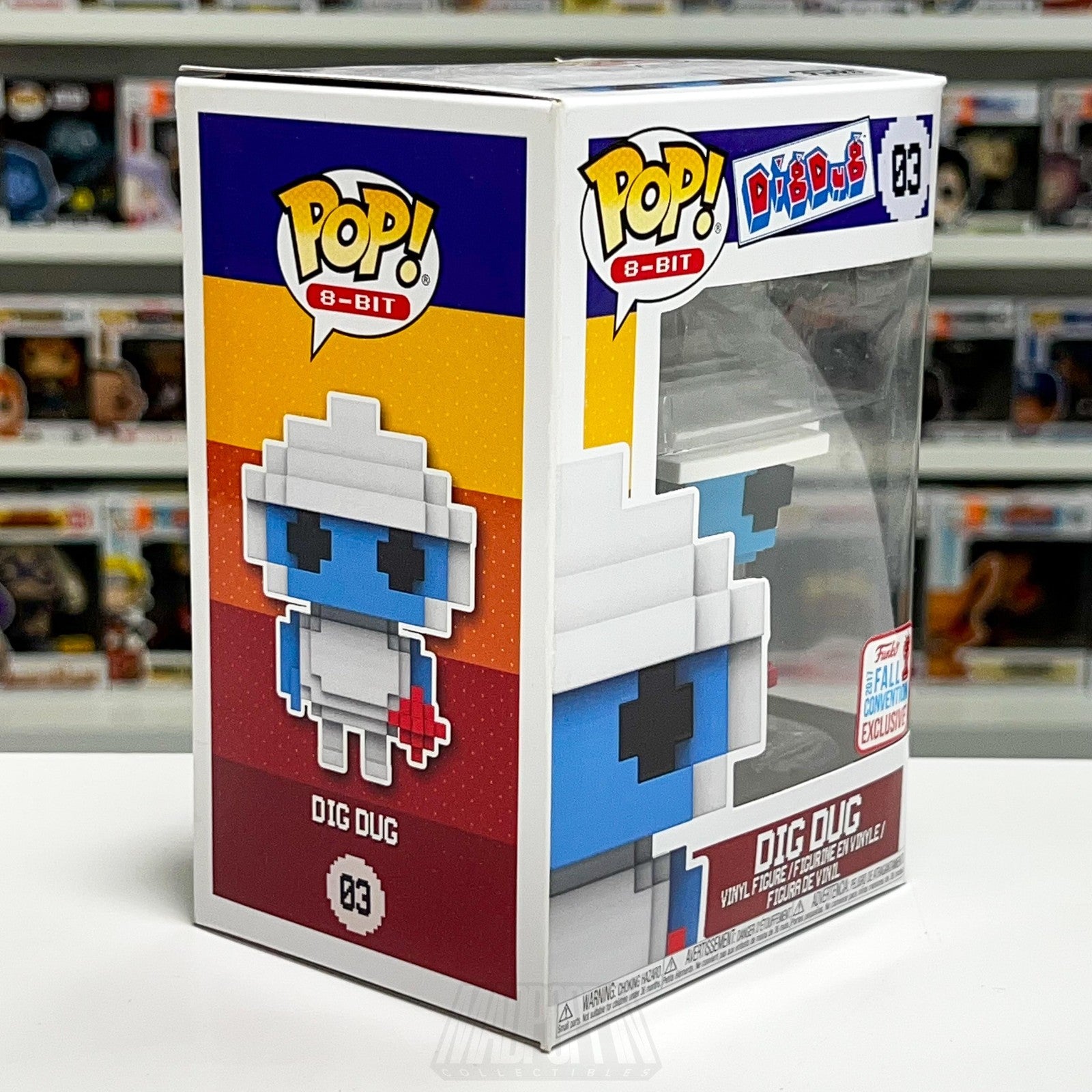 Funko Pop 8-Bit Dig Dug 03 Fall Convention Exclusive Vinyl Figure Video Game