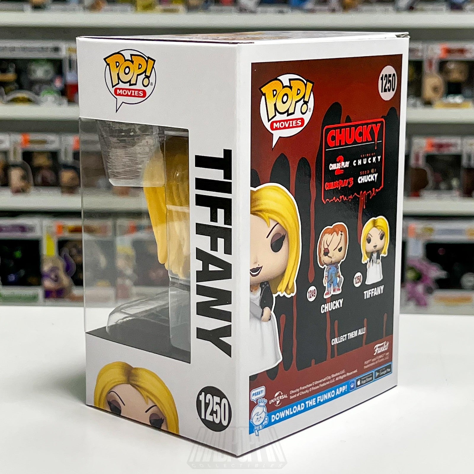 Funko Pop Movies Bride of Chucky Tiffany 1250 Vinyl Figure New in Box Horror Toy
