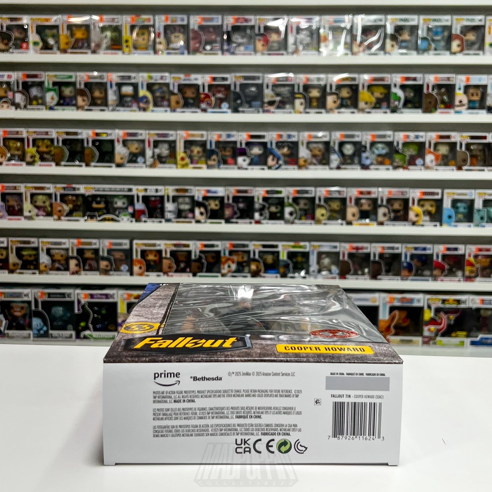 McFarlane Toys Fallout Cooper Howard RED PLATINUM 7" CHASE Figure Video Game NIB