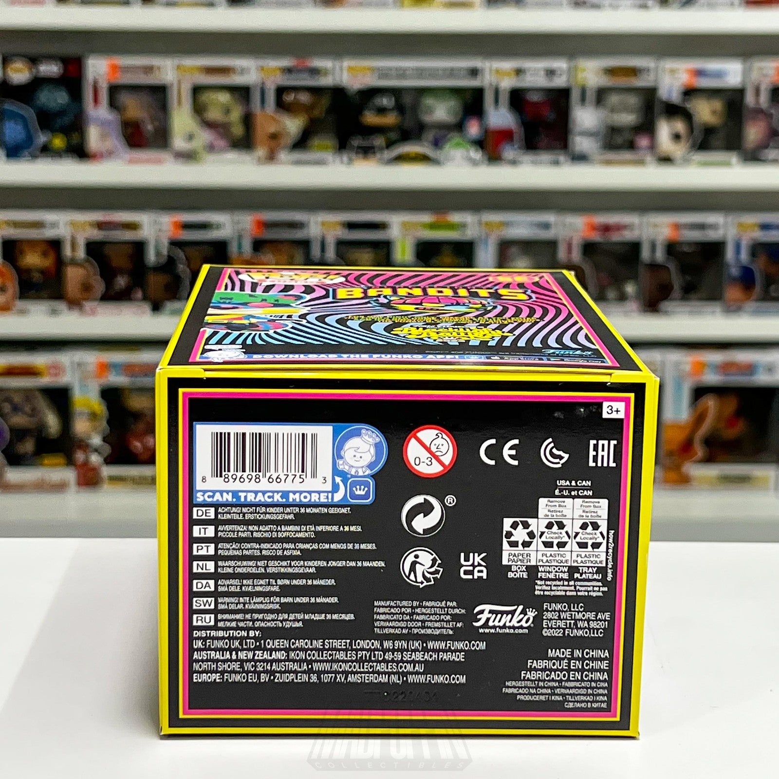 Funko Pop Blacklight Bandits SE Vinyl Figure Glow in the Dark 500 PCS Limited