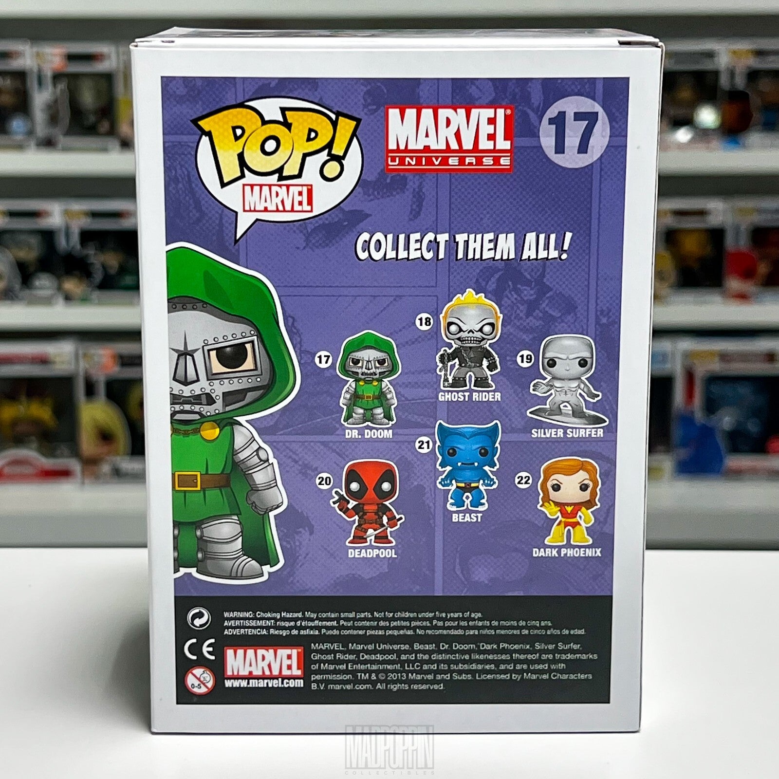 Funko Pop Marvel Universe Dr Doctor Doom Metallic BCC Bangkok Comic Con 17