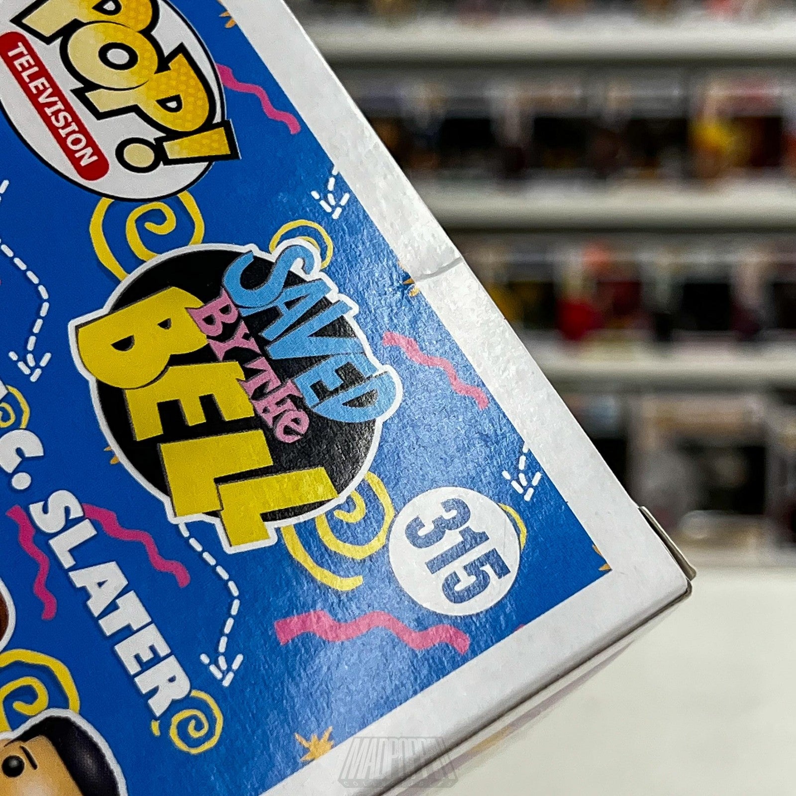 Funko Pop Saved By The Bell A.C. Slater 315 TV Vinyl Figure Collectible Boxed