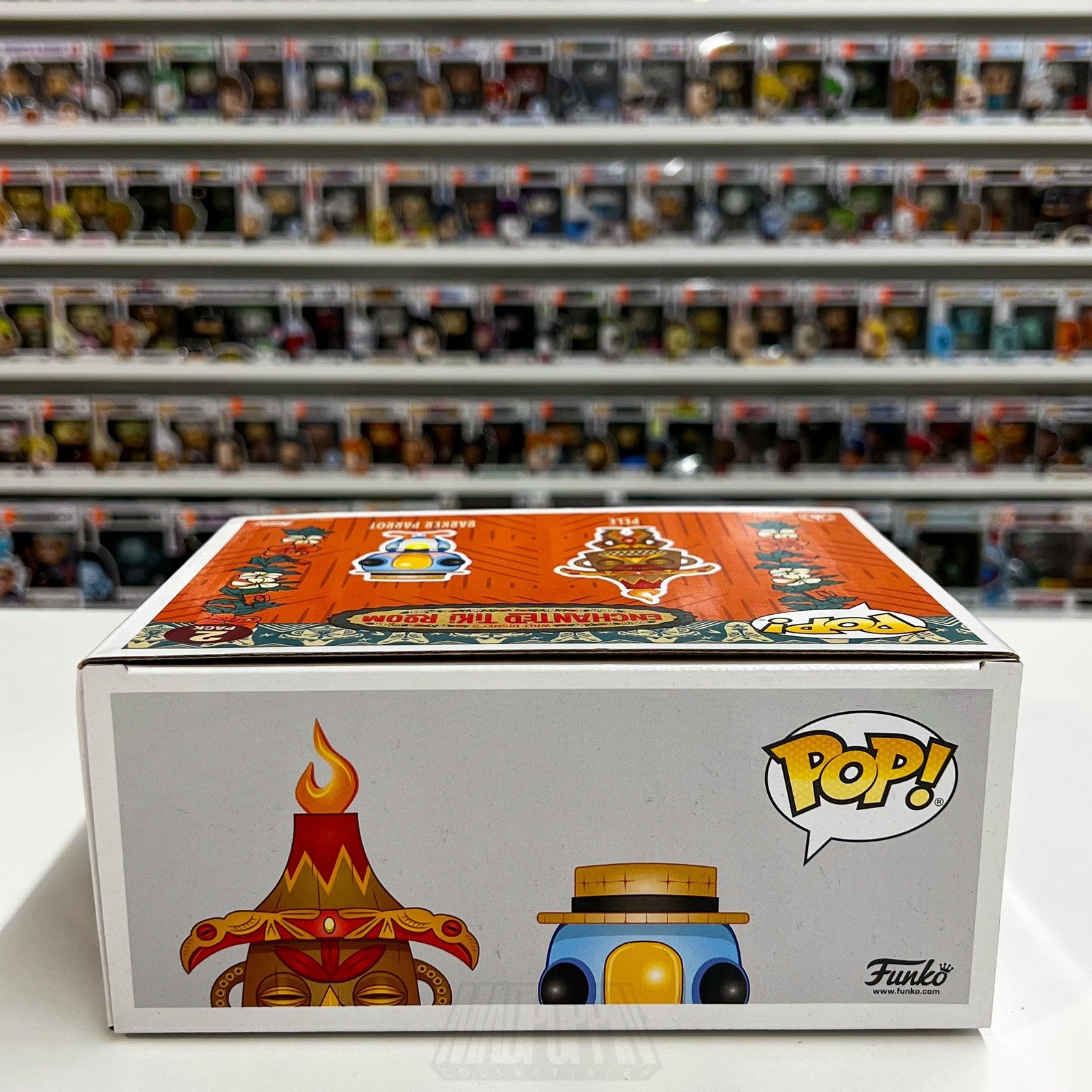 Funko Pop Disney Parks Enchanted Tiki Room Pele & Barker Parrot 2 Pack Exclusive