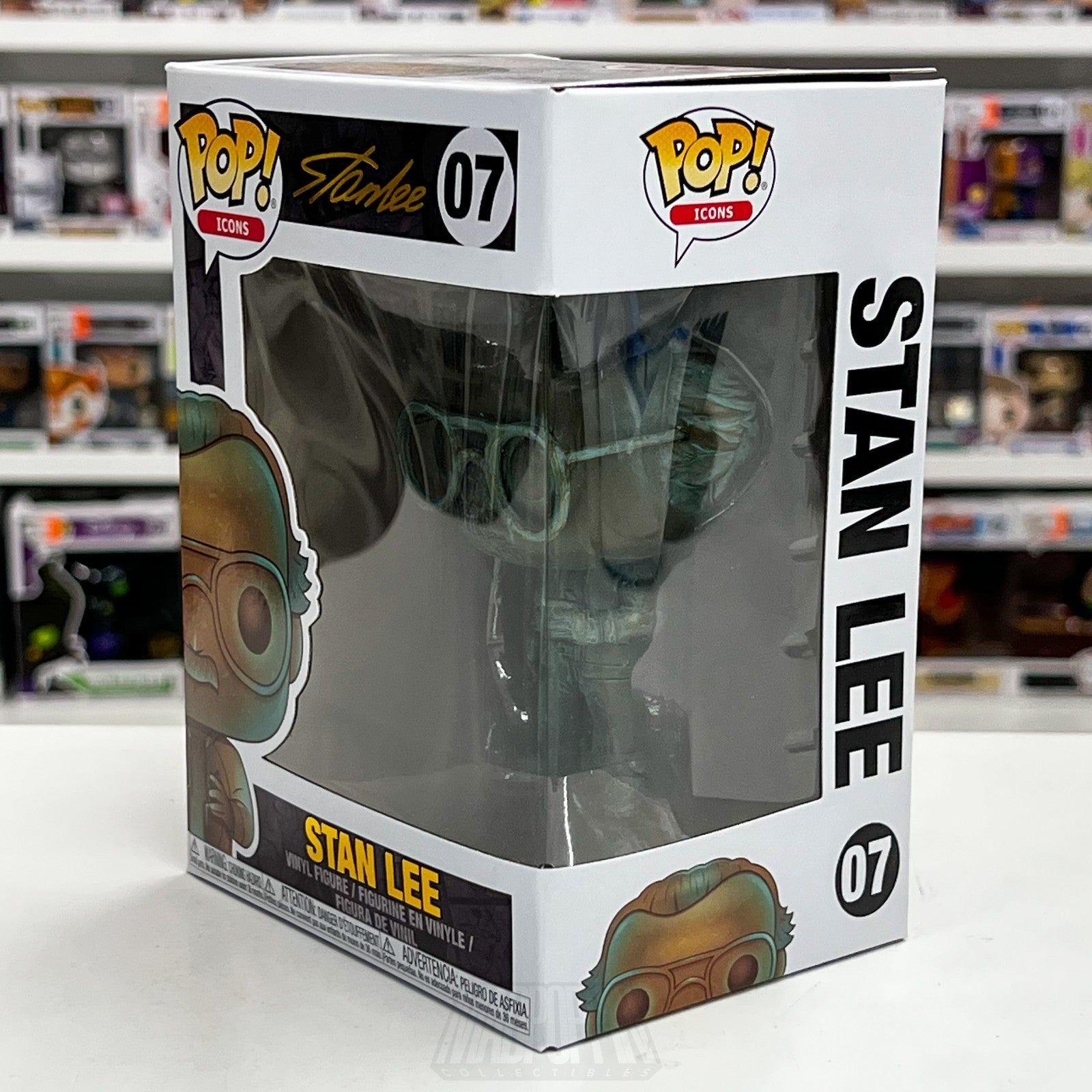 Funko Pop Icons Stan Lee 07 Patina Hero Initiative Marvel Comics Excelsior Toy1