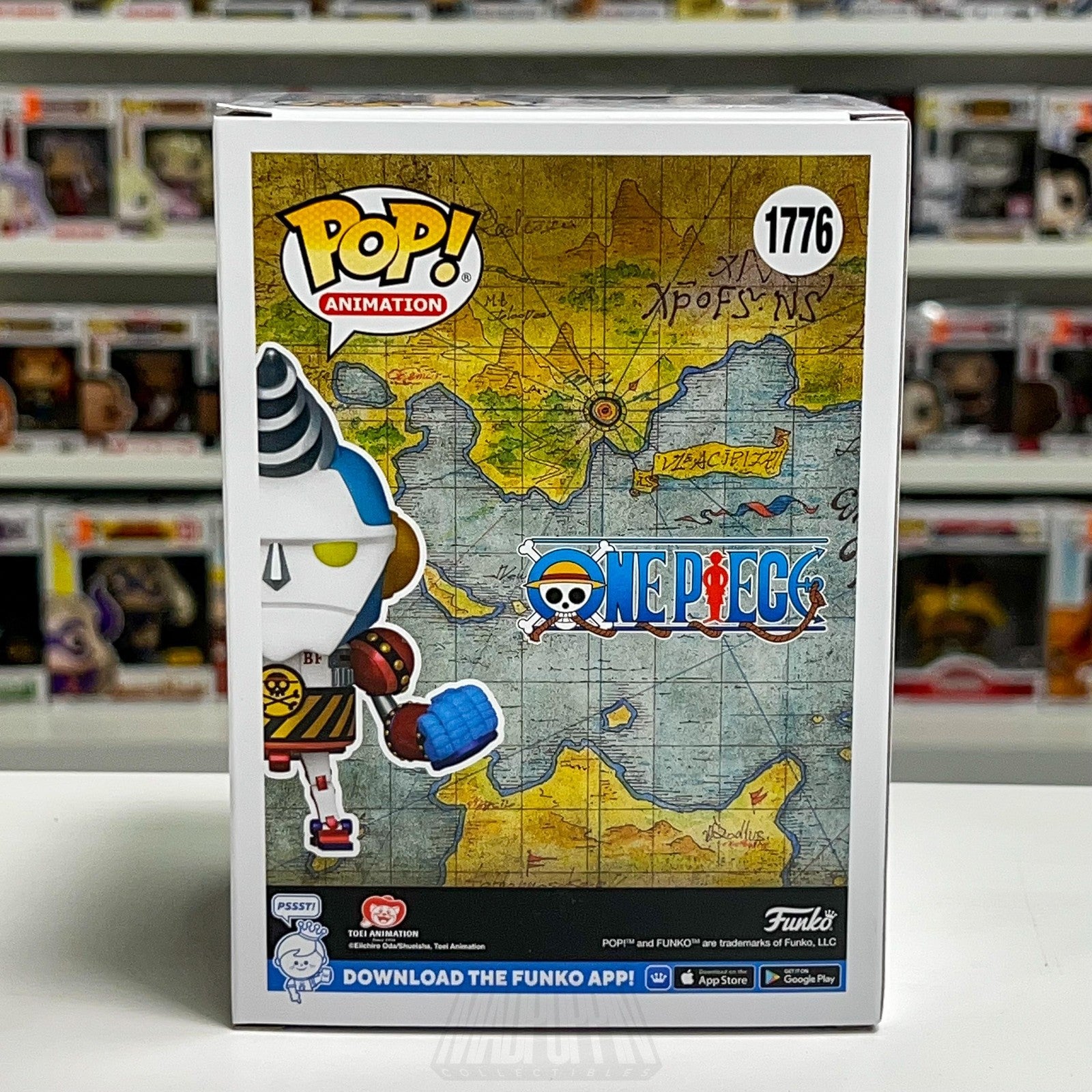 Funko Pop Animation One Piece General Franky 1776 Glow Chase Exclusive Anime NIB