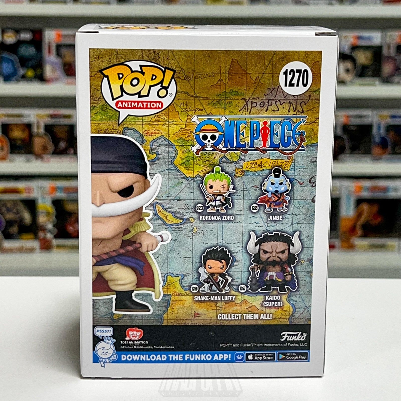 Funko Pop Animation One Piece Whitebeard 1270 Crunchyroll Store Exclusive Anime