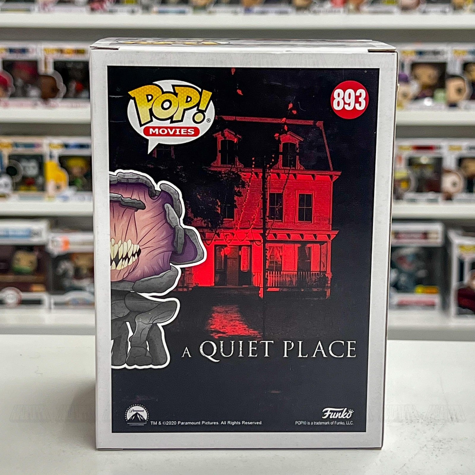 Funko Pop Movies Monster 893 A Quiet Place Vinyl Figure Horror Collectible New