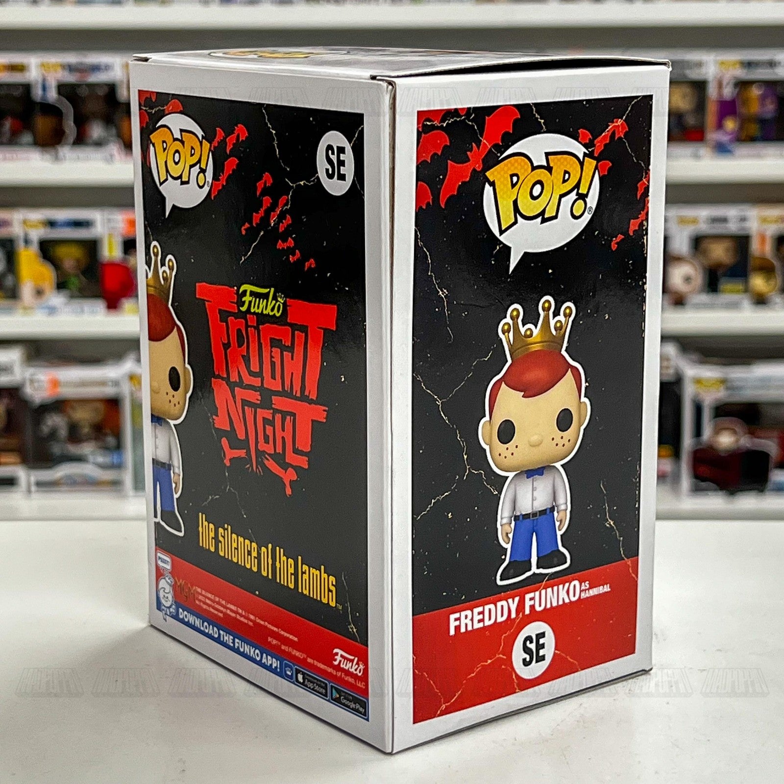 Funko Pop Freddy Funko Hannibal Fright Night 2022 LE 10000 Silence of the Lambs