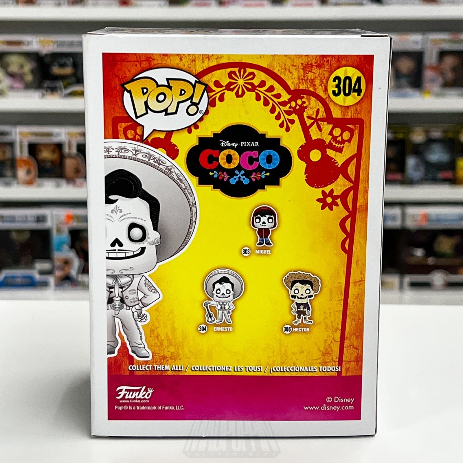 Funko Pop Disney Pixar Coco Ernesto de la Cruz 304 Día de Muertos Vinyl Figure3