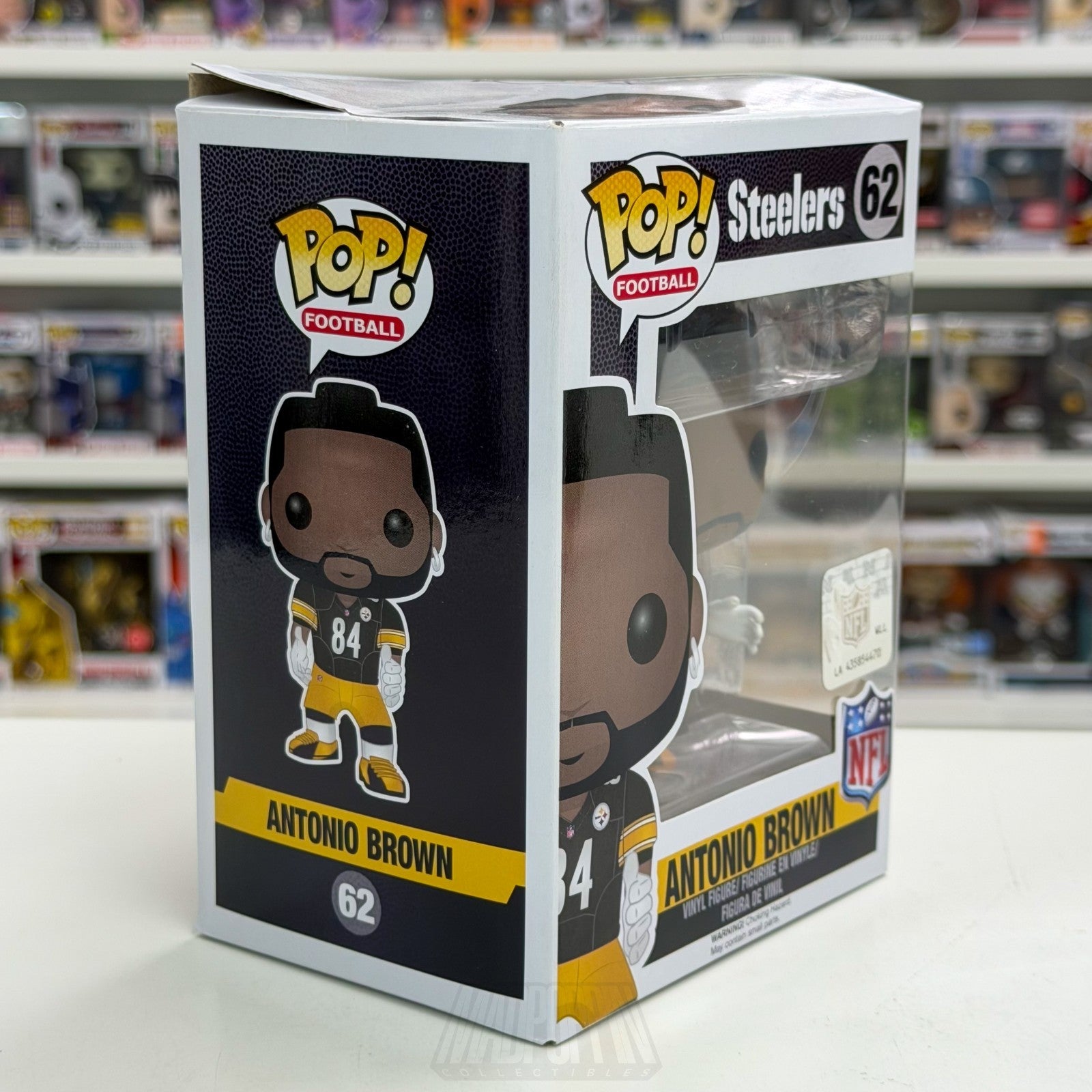 Funko Pop Football NFL Pittsburgh Steelers Antonio Brown 62 Wave 3 Vinyl Figure5