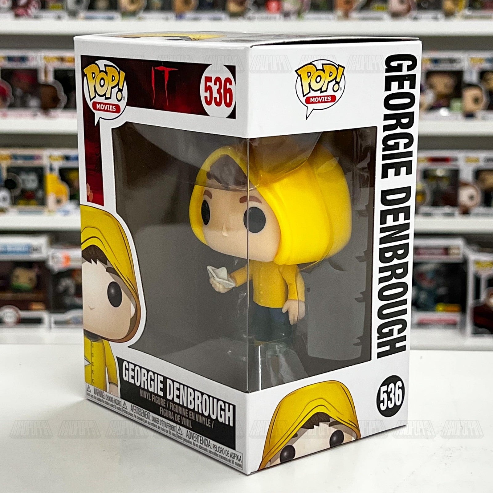 Funko Pop Movies IT Georgie Denbrough Vinyl Figure 536 Collectible Horror New