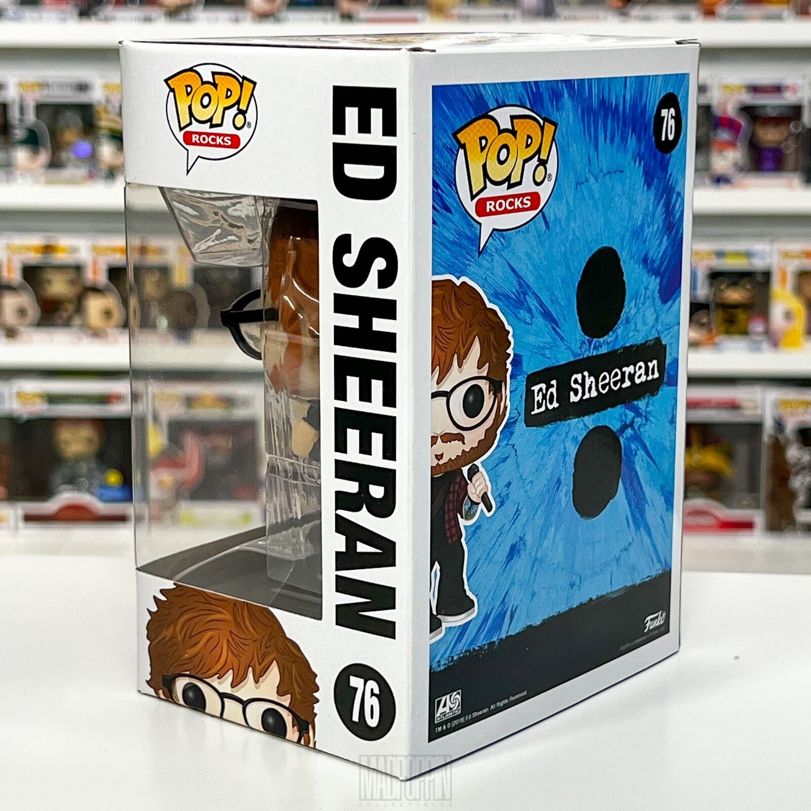 Funko Pop Rocks Ed Sheeran Vaulted English Singer Songwriter Musician 76