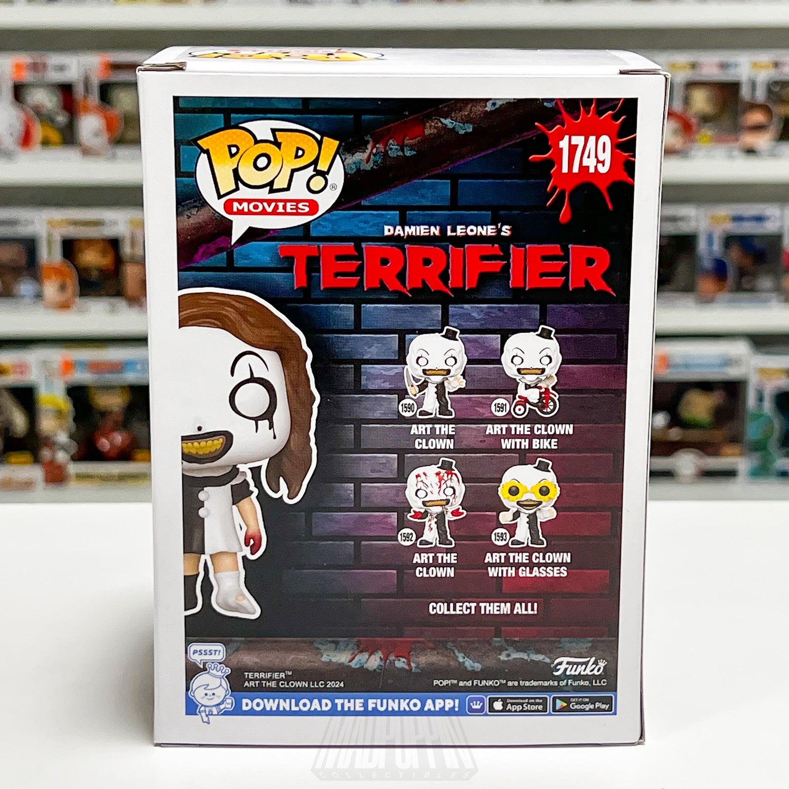 Funko Pop Movies Terrifier Little Pale Girl 1749 Glow Specialty Exclusive Horror