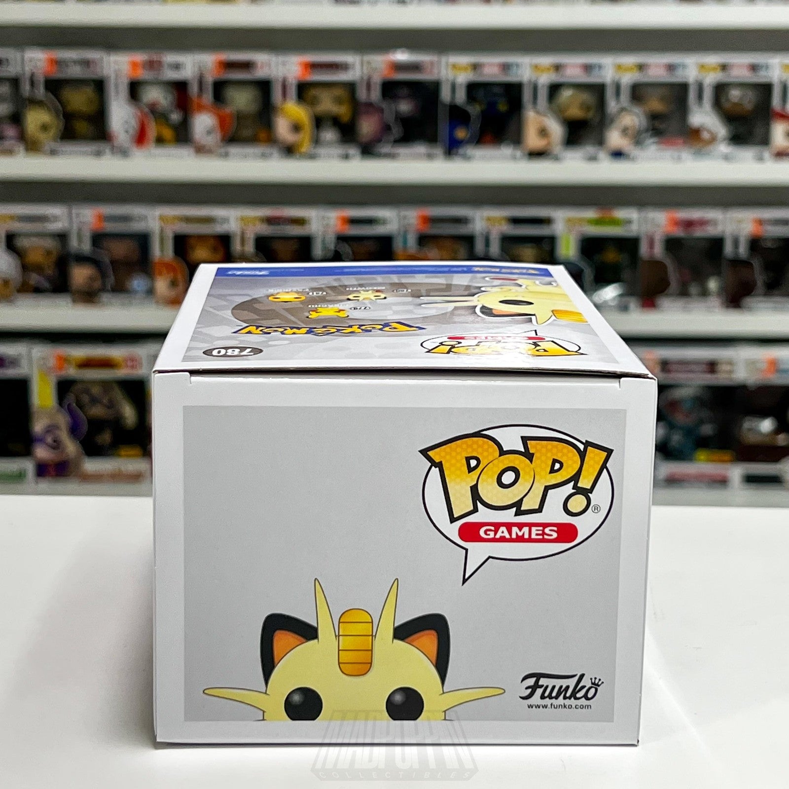 Funko Pop! Games Pokemon Meowth 780 Vinyl Figure New Box NIB 2021 Toy TCG Cards