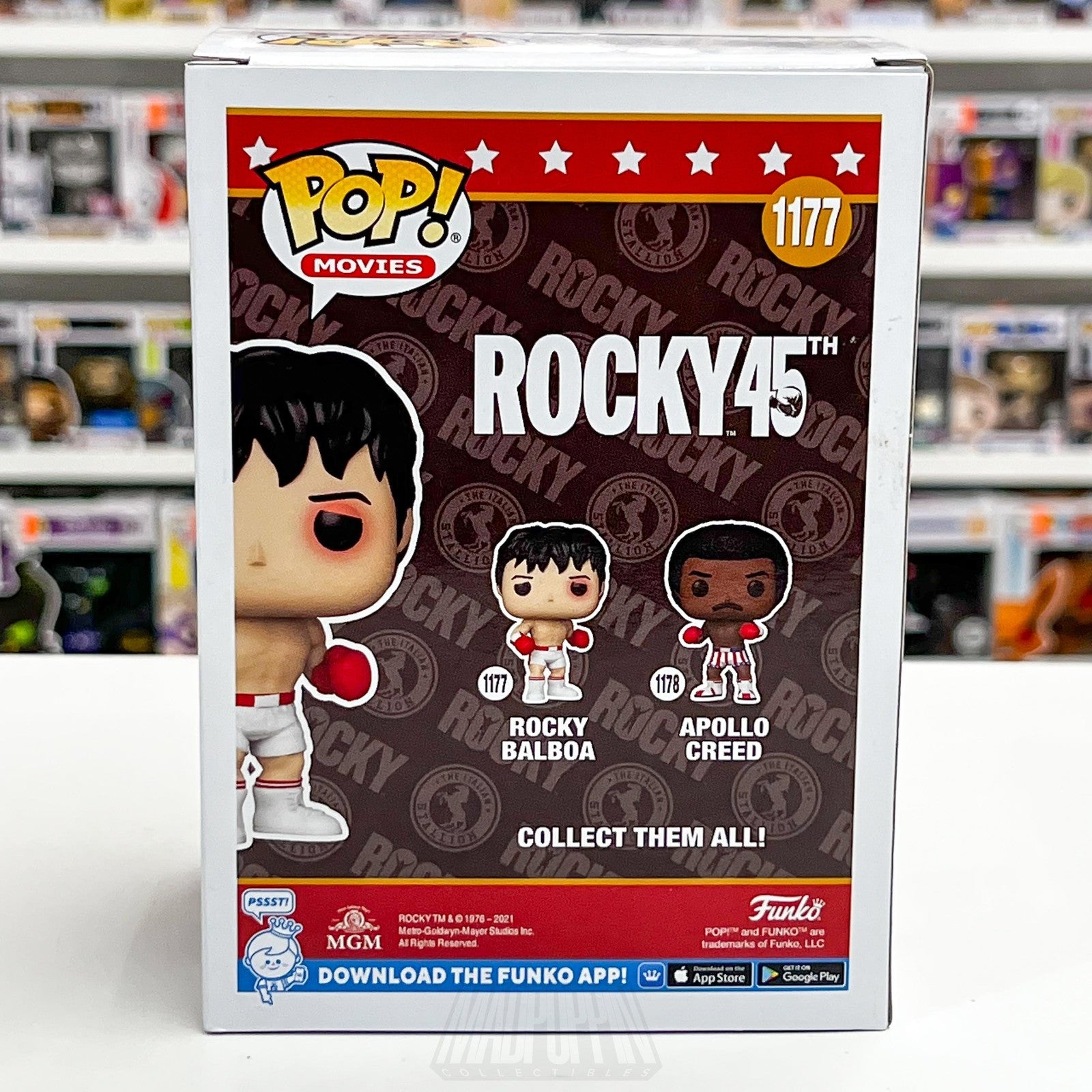 Funko Pop Movies Rocky 45th Rocky Balboa #1177 Vinyl Figure Boxed Collectible3