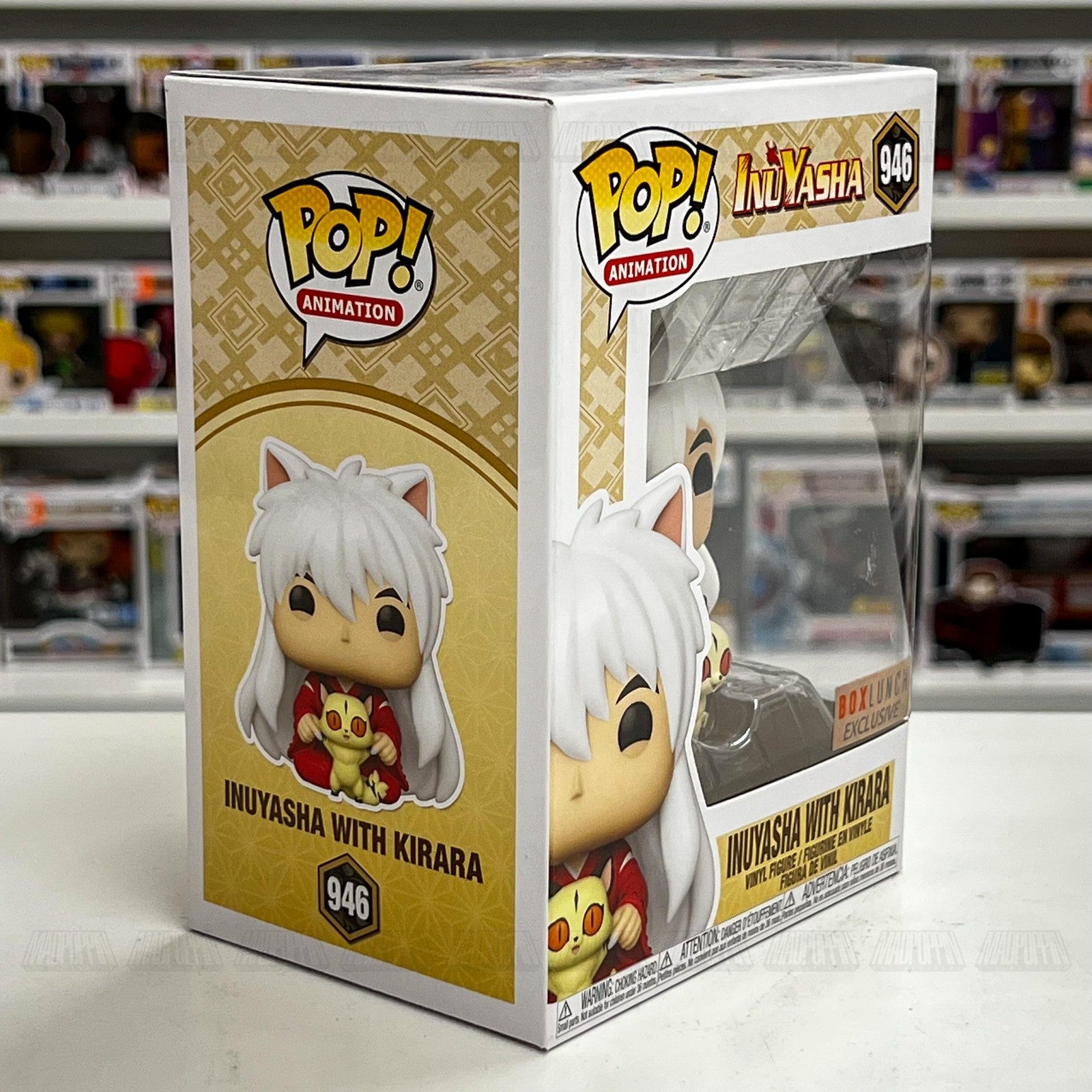 Funko Pop Animation Inuyasha With Kirara BoxLunch Exclusive Vinyl Figure 946 New