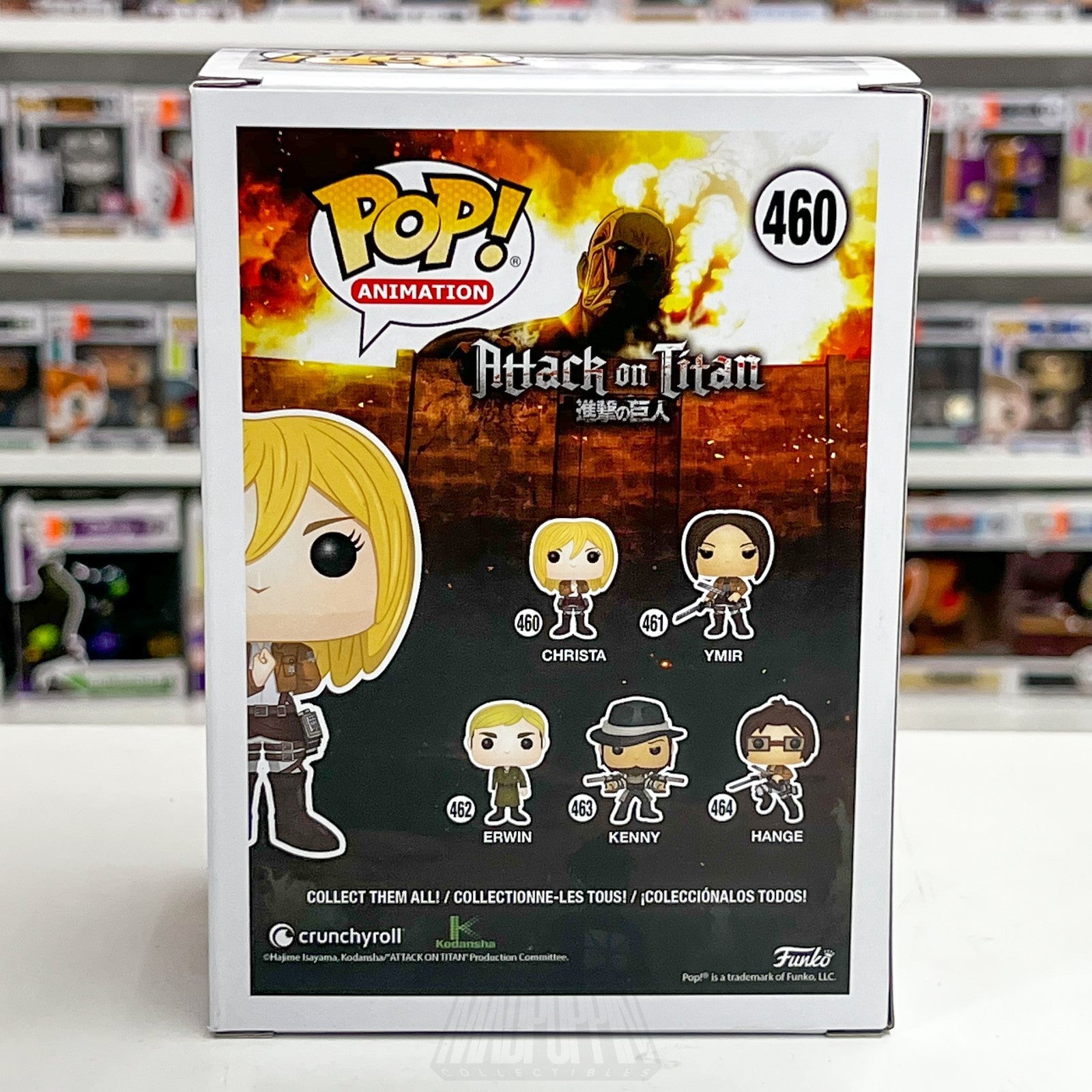 Funko Pop Anime Attack on Titan Christa Lenz 460 Animation Manga Vinyl Figure3