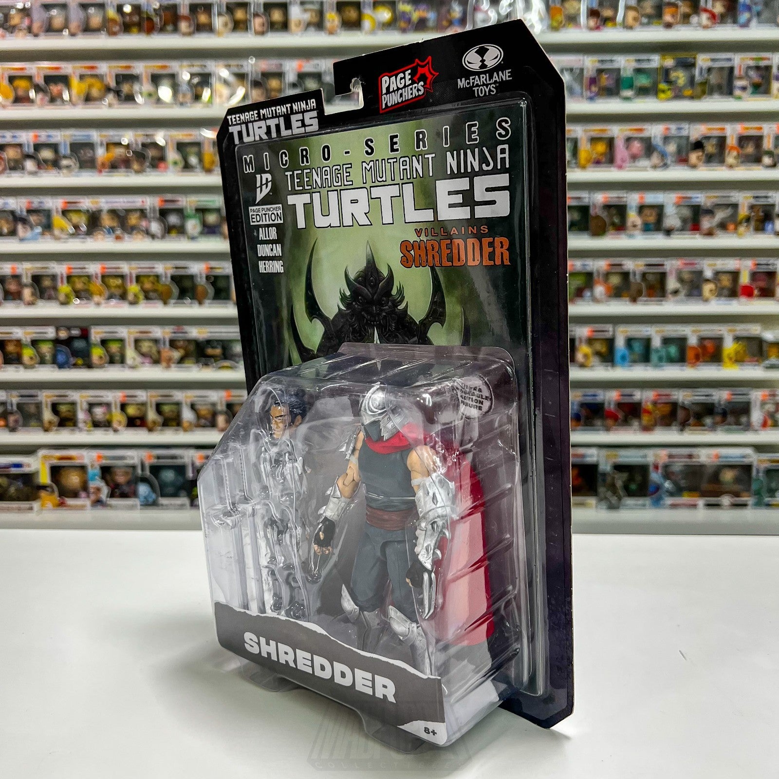 McFarlane Toys TMNT Teenage Mutant Ninja Turtles Shredder Page Punchers Villains