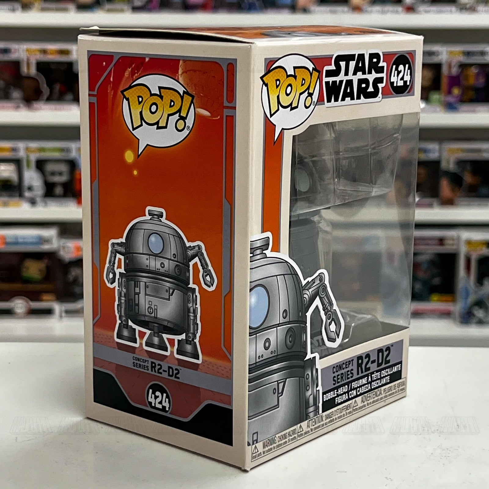 Funko Pop! Star Wars Concept Series R2-D2 #424 Bobble-Head Vinyl Figure In Box