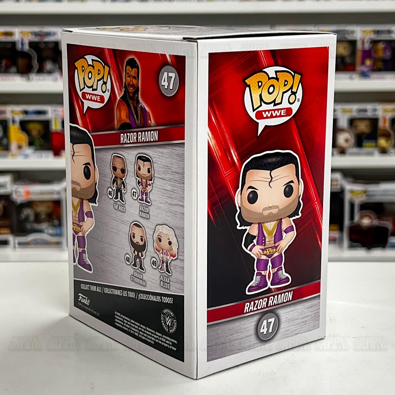 Funko Pop WWE Razor Ramon #47 Vinyl Figure Collectible Wrestling NIB 2017 New