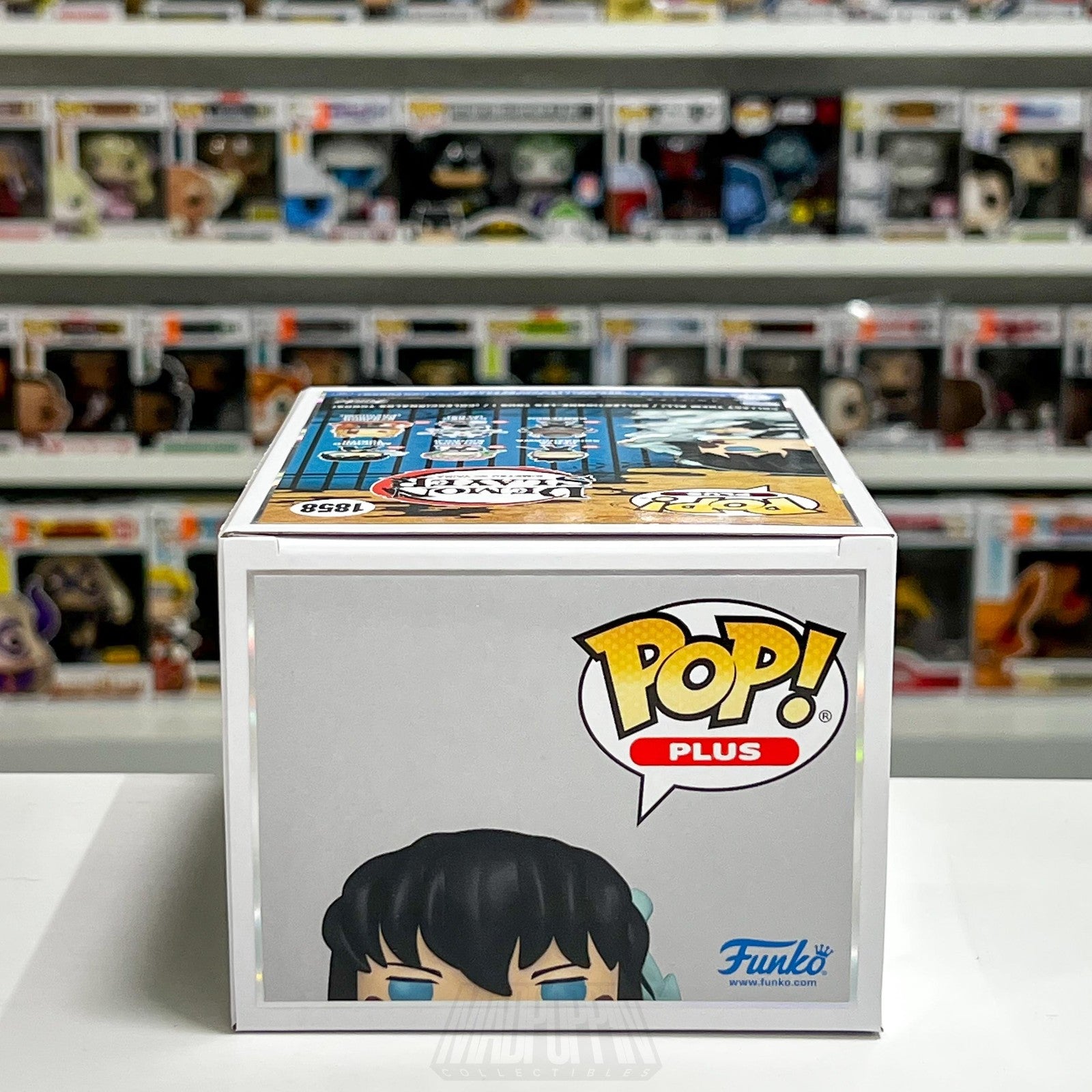 Funko Pop Plus Demon Slayer Muichiro Tokito 1858 GITD Chase Funko Exclusive