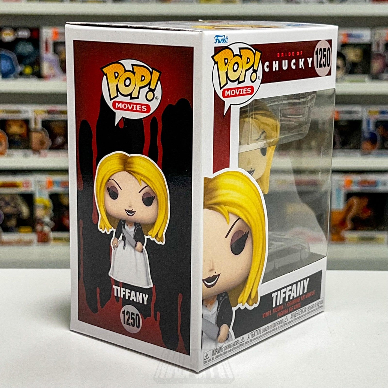 Funko Pop Movies Bride of Chucky Tiffany with Knife 1250 Vinyl Figure Horror New