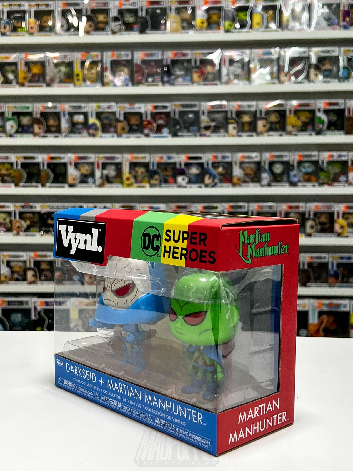 Funko Vynl DC Super Heroes Darkseid + Martian Manhunter Vinyl Figures 2-Pack NIB