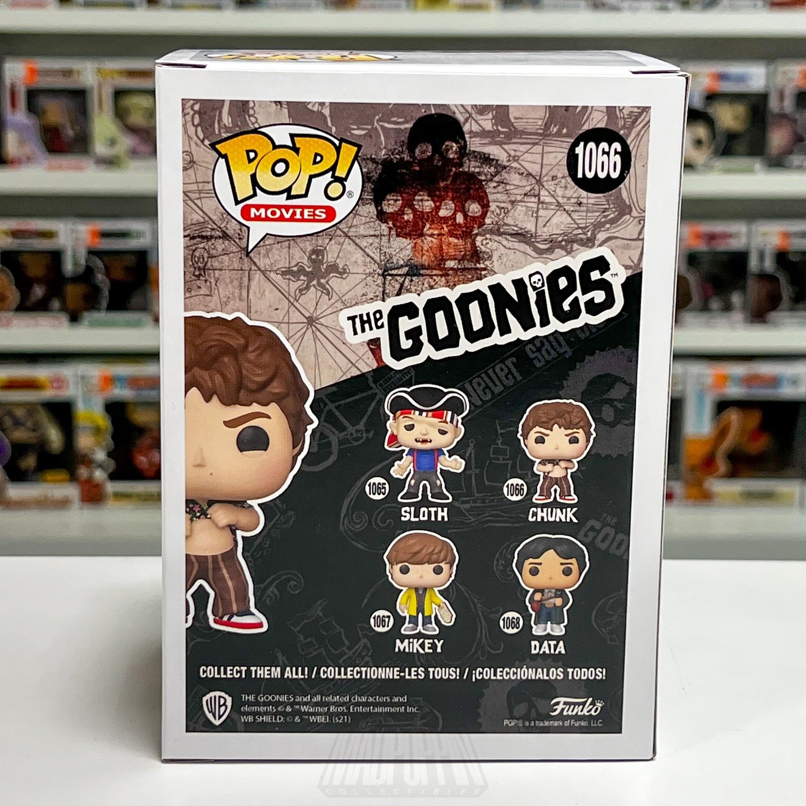 Funko Pop Movies Goonies Chunk Truffle Shuffle 1066 Vinyl Figure 2021 Treasure