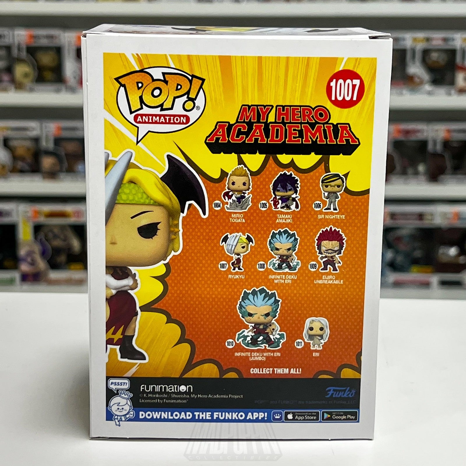 Funko Pop Animation My Hero Academia Ryukyu 1007 Vinyl Figure New Anime Toy NIB