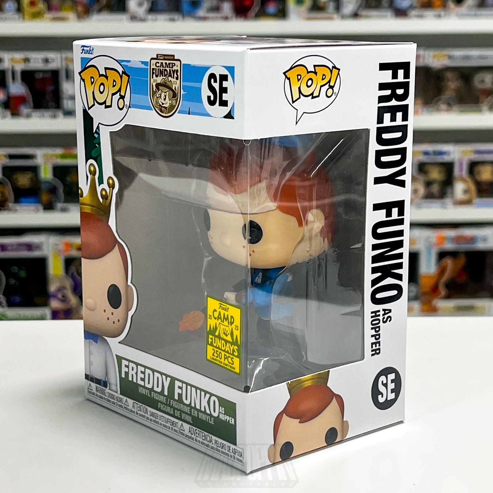 Funko Pop Freddy as Hopper Stranger Things Camp Fundays SE 250 PCS Limited SciFi