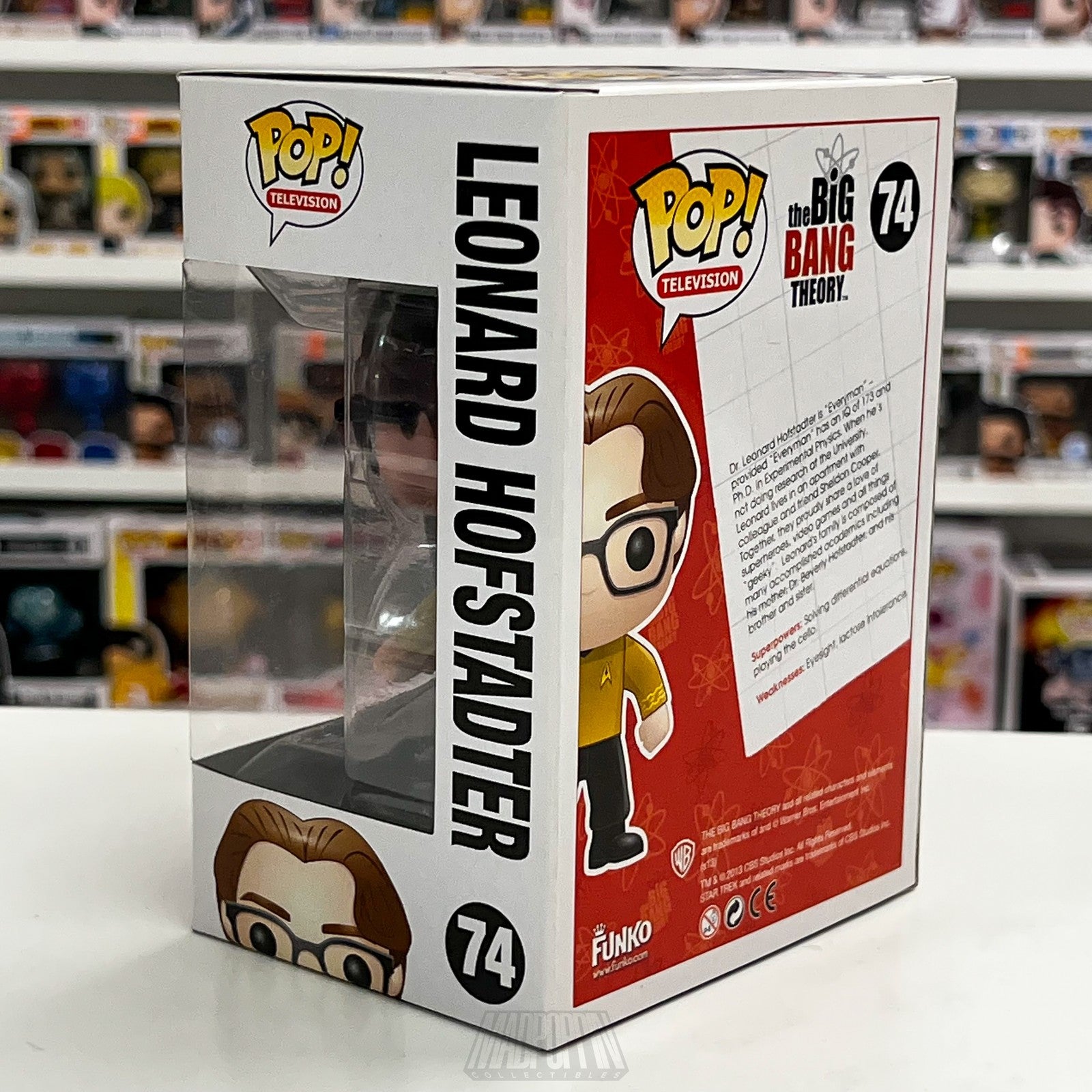 Funko Pop Leonard Hofstadter The Big Bang Theory #74 Vinyl Figure TV Collectible