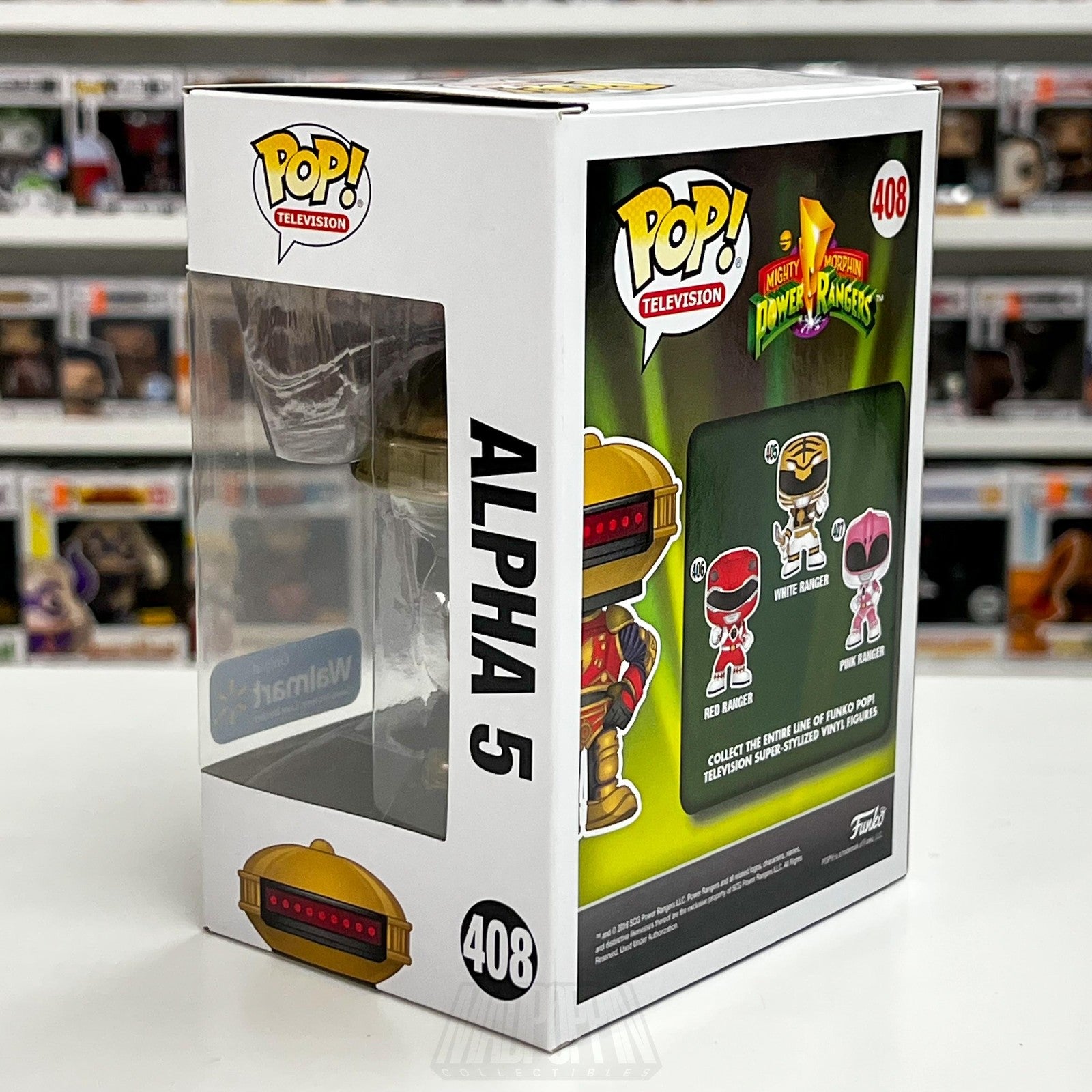 Funko Pop Television Alpha 5 Mighty Morphin Power Rangers  MMPR 408 Walmart Toy