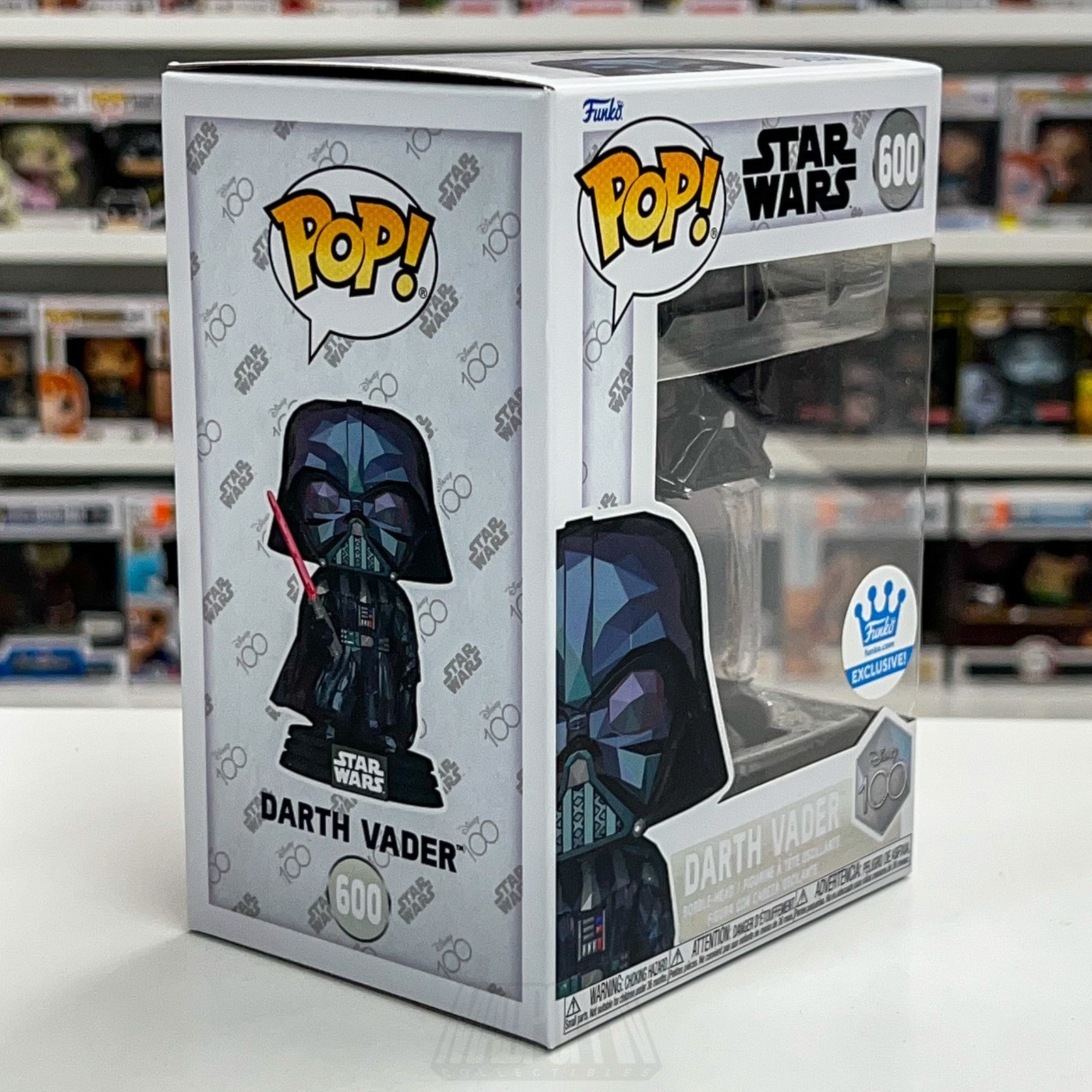 Funko Pop Star Wars Disney 100 Darth Vader Facet 600 Exclusive Sith Vinyl Figure5