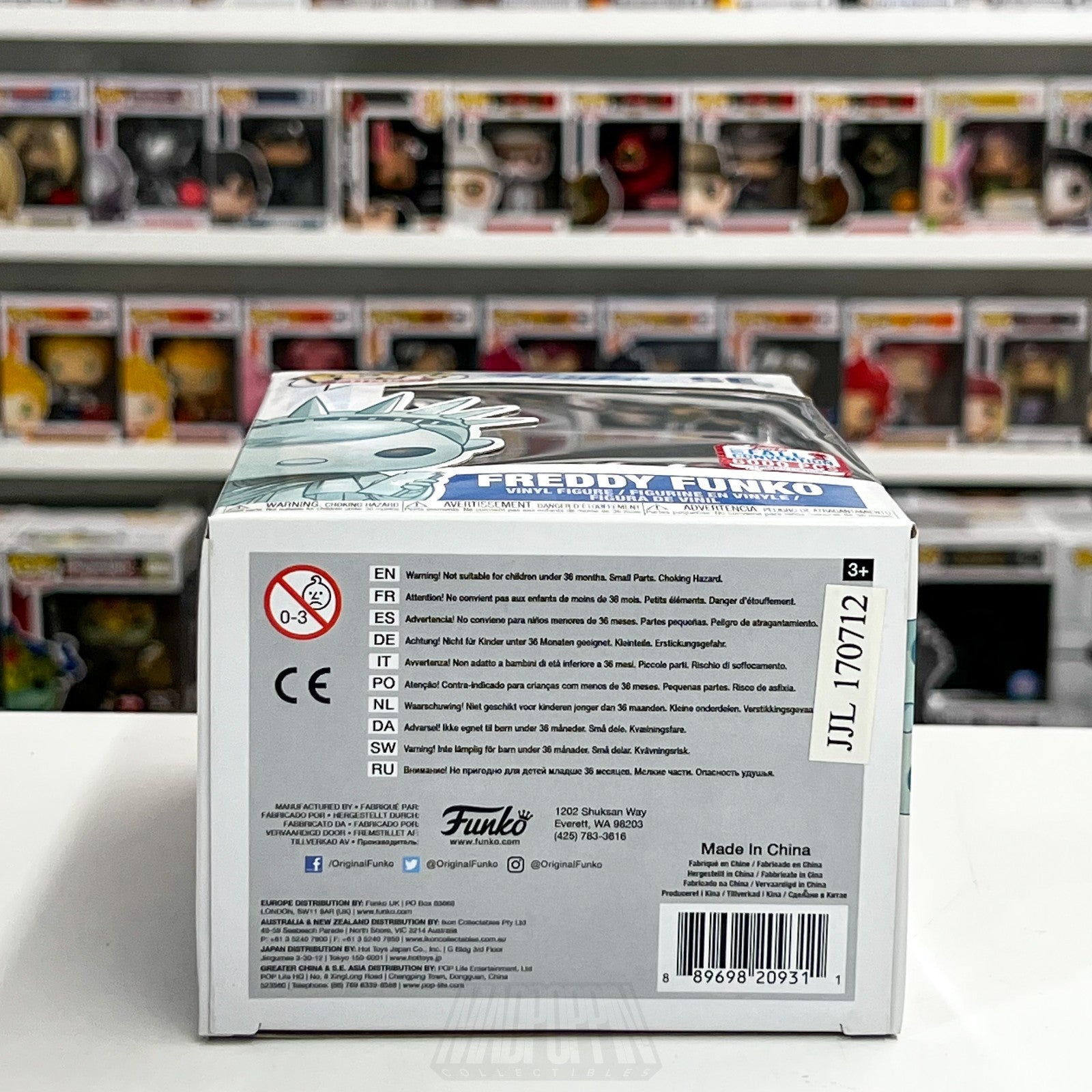 Funko Pop Freddy Statue Of Liberty New York Comic Con SE 6000 PCS Vinyl Figure7