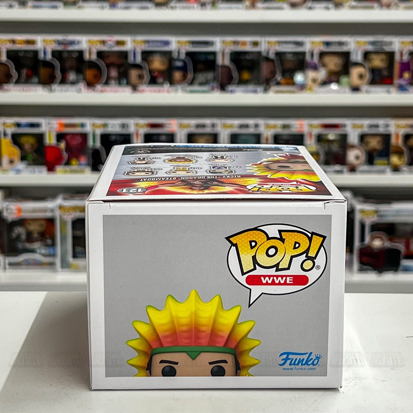 Funko Pop WWE Ricky The Dragon Steamboat 121 Vinyl Figure New Wrestling