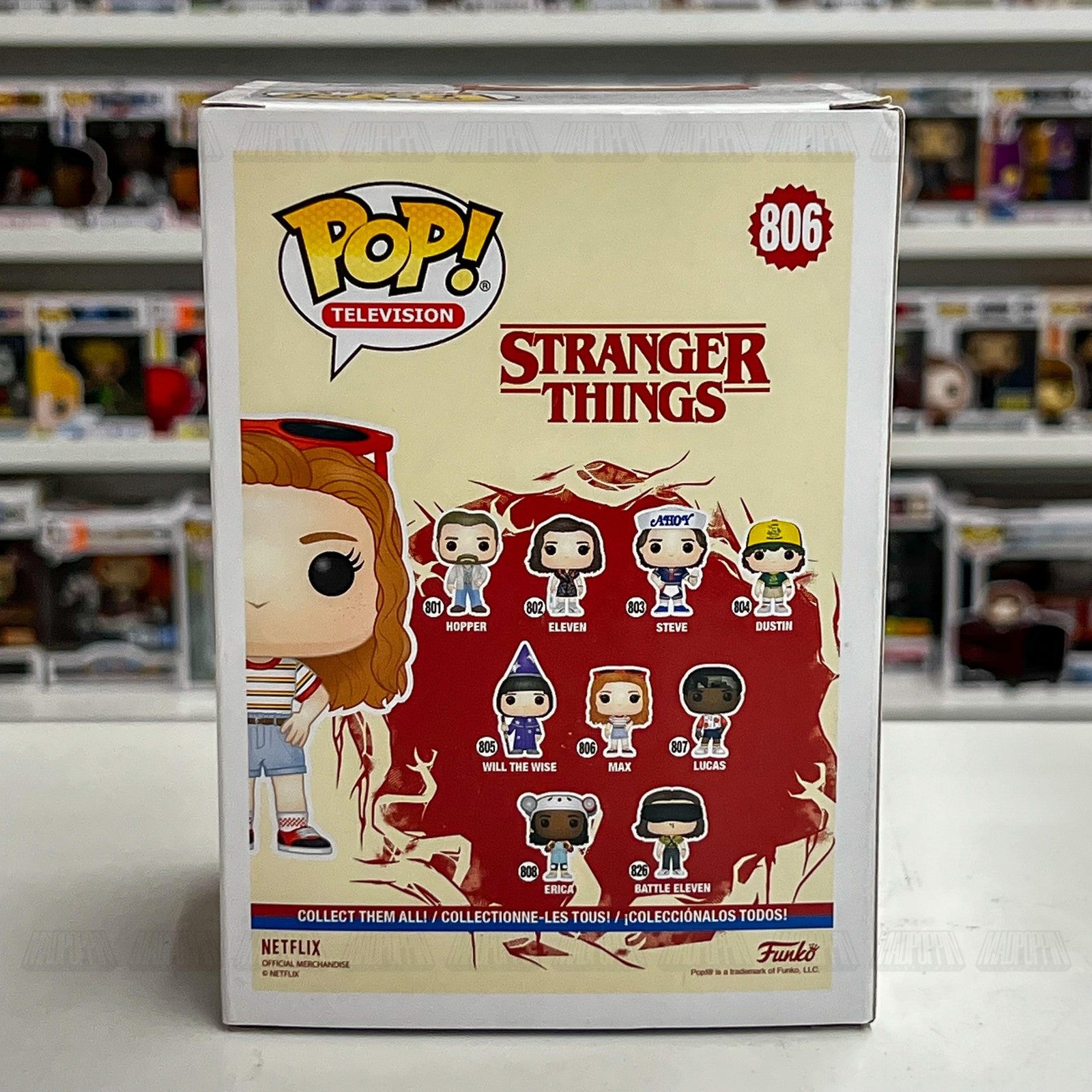 Funko POP Stranger Things Max 806 Vinyl Figure TV Collectible New in Box Netflix