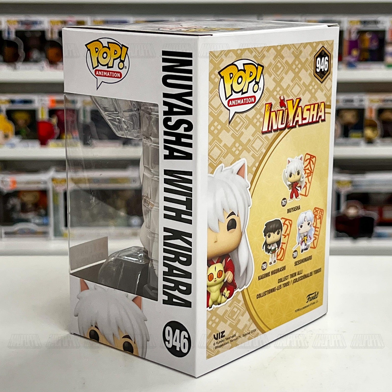 Funko Pop Animation Inuyasha With Kirara BoxLunch Exclusive Vinyl Figure 946 New