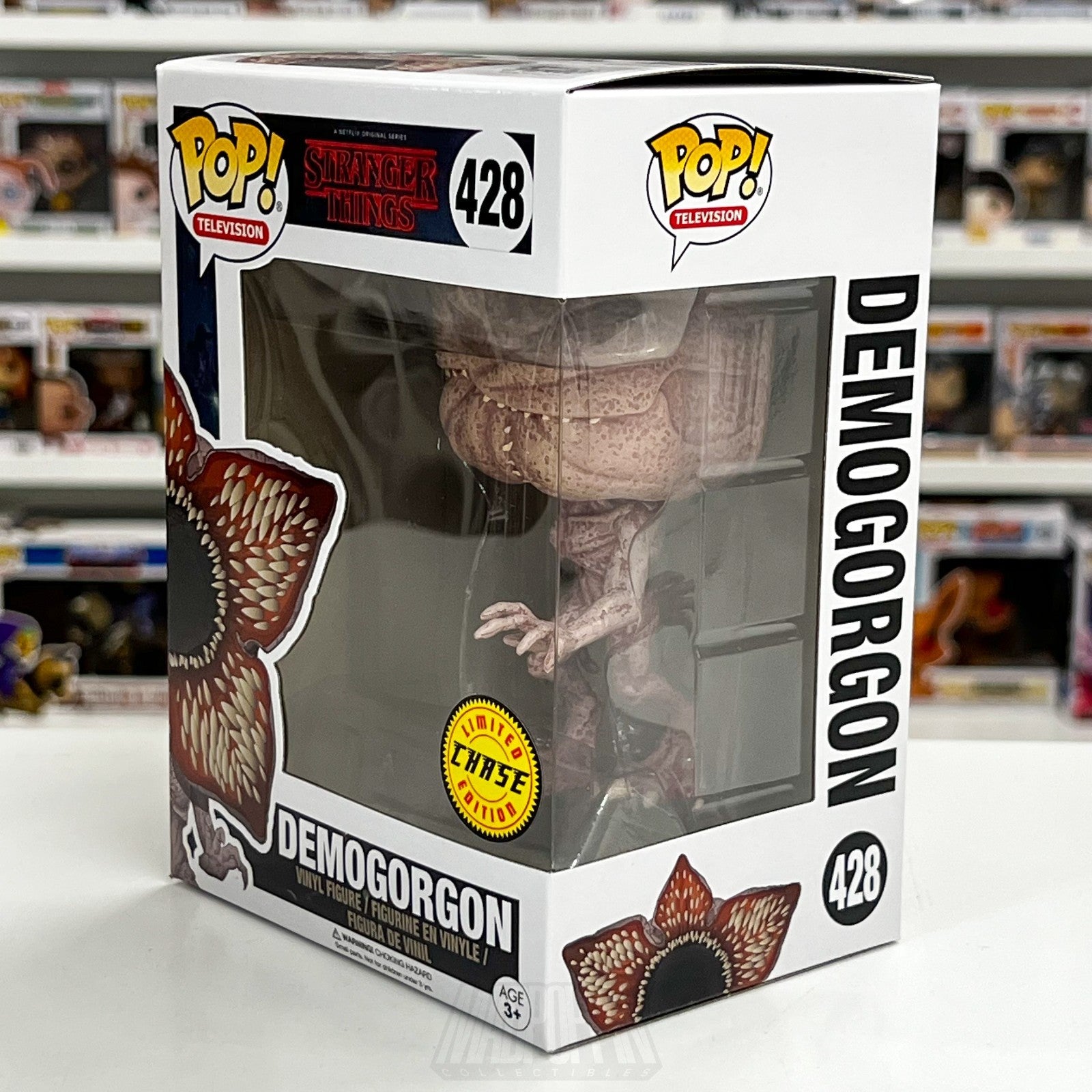 Funko Pop Television Stranger Things Demogorgon Closed Mouth Chase 428 Figure1