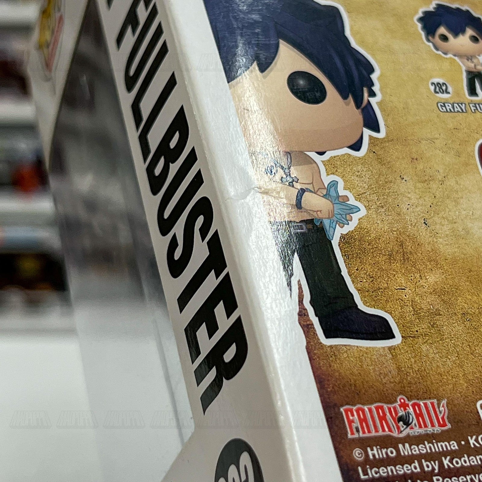 Funko Pop Animation Fairy Tail Gray Fullbuster #282 Vinyl Figure Anime Boxed