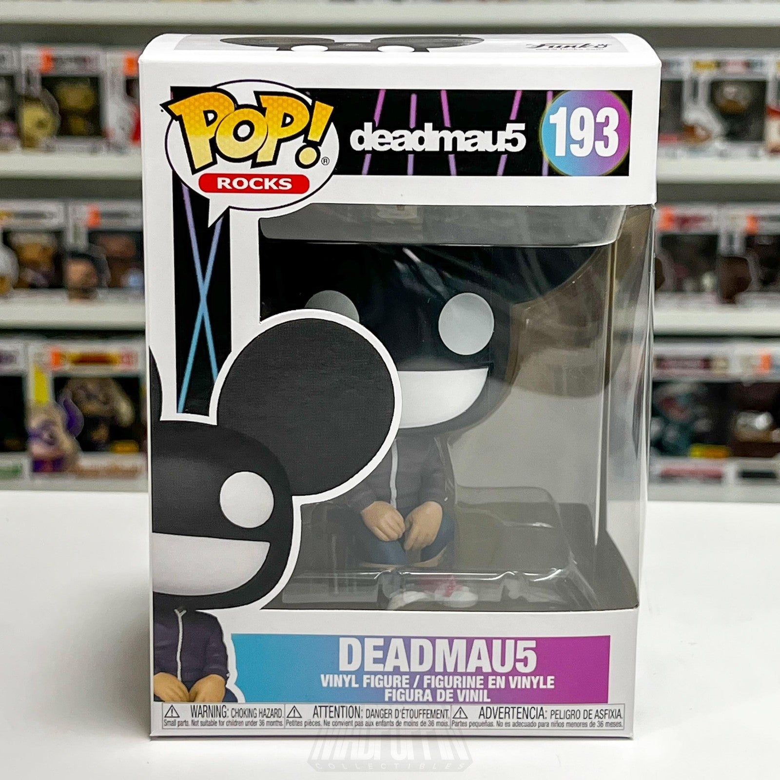 Funko Pop Rocks Deadmau5 193 Vinyl Figure 2020 DJ Electro House Progressive Toy