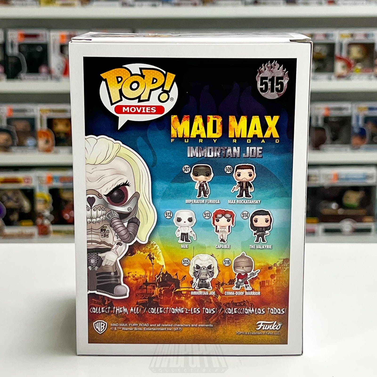 Funko Pop! Movies Mad Max Fury Road Immortan Joe 515 Vinyl Figure Collectible