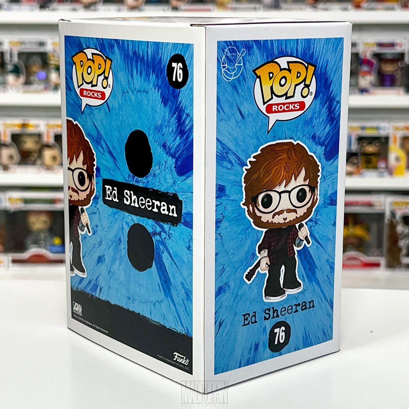 Funko Pop Rocks Ed Sheeran Vaulted English Singer Songwriter Musician 76