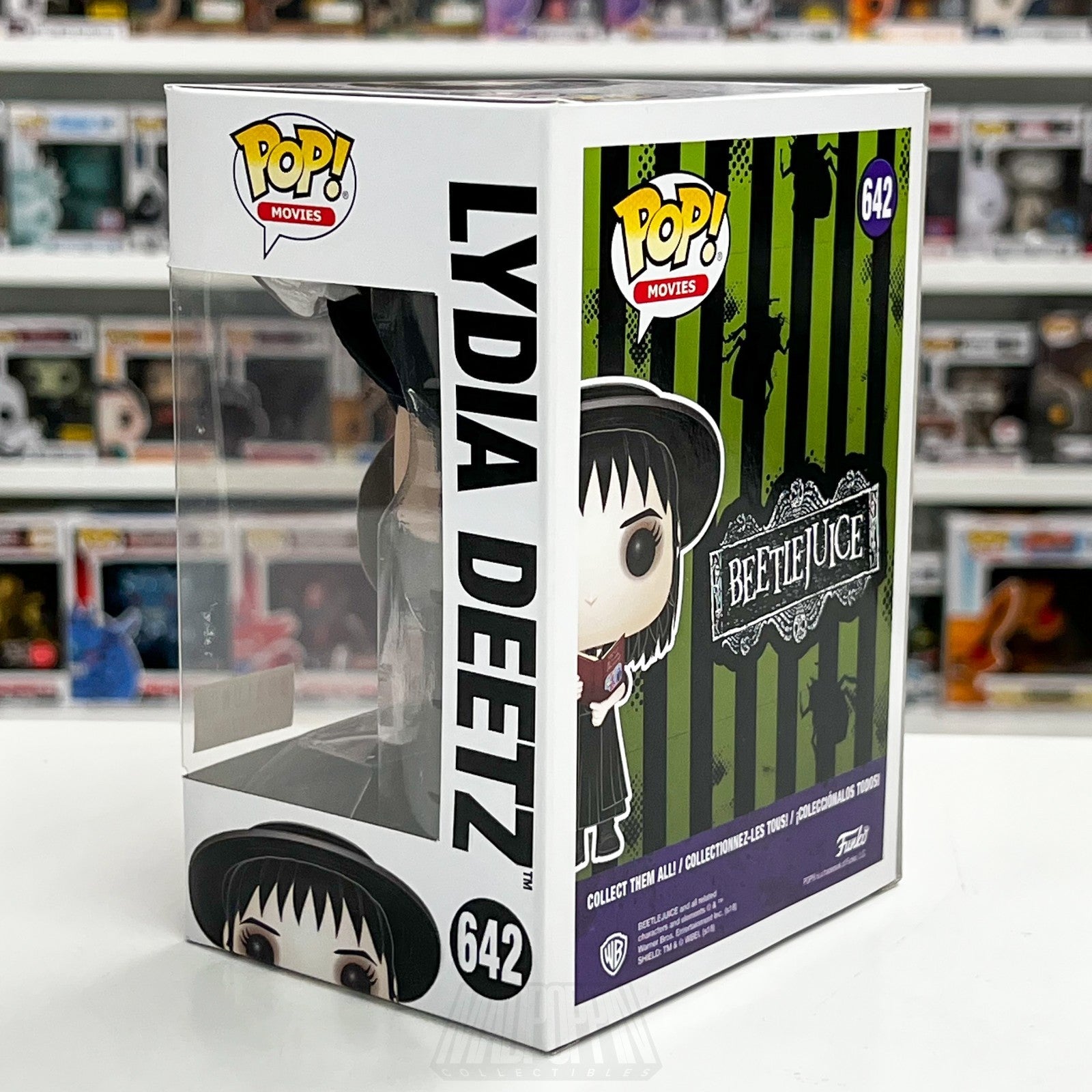 Funko Pop Movies Beetlejuice Lydia Deetz w/Book BoxLunch 642 Goth Girl Figure2