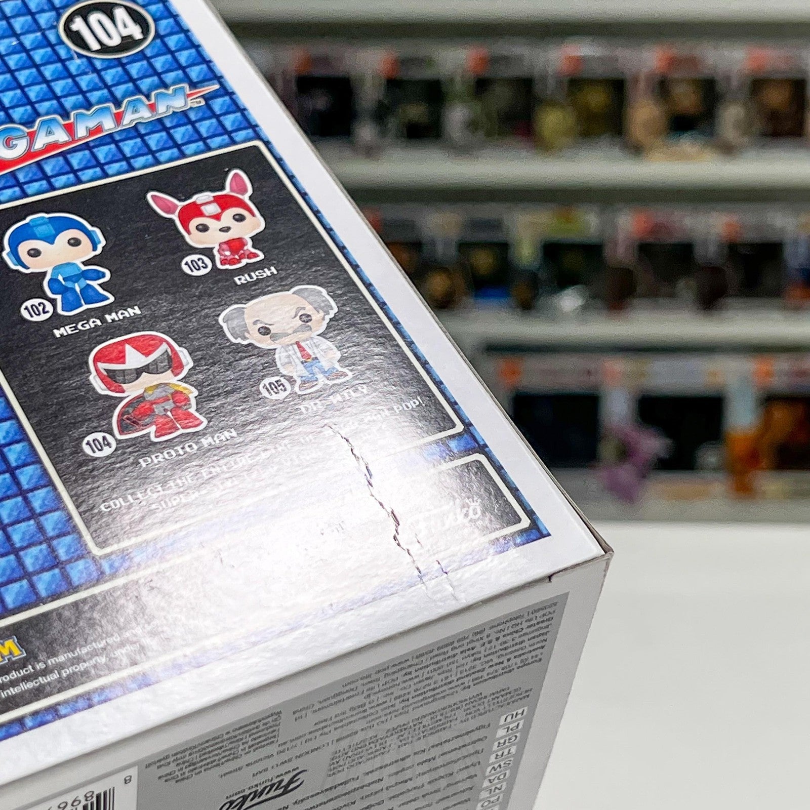 Funko Pop Video Games Mega Man Proto Man 104 Vinyl Figure Capcom Toy