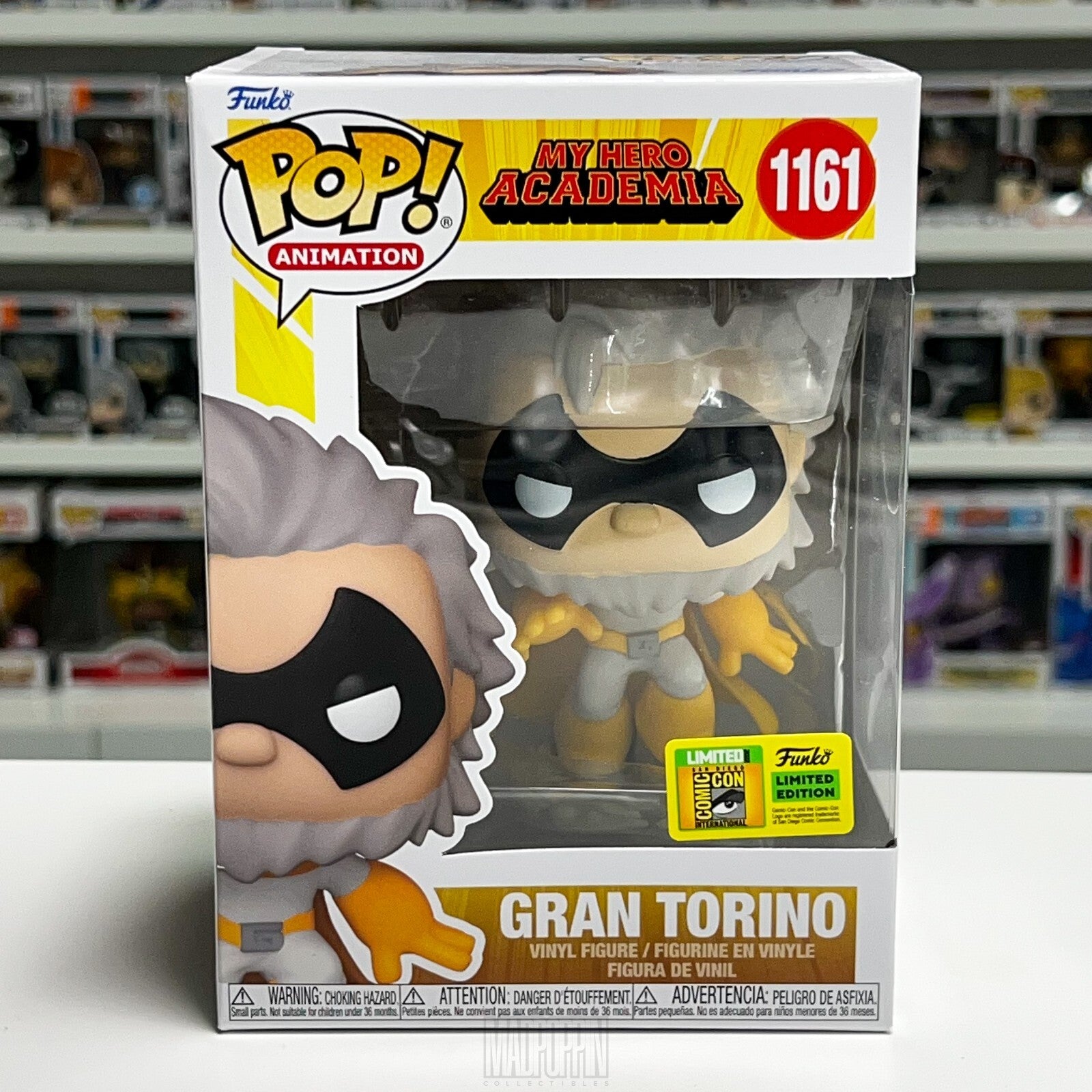 Funko Pop Anime My Hero Academia Gran Sorahiko Turino SDCC Official Sticker 1161