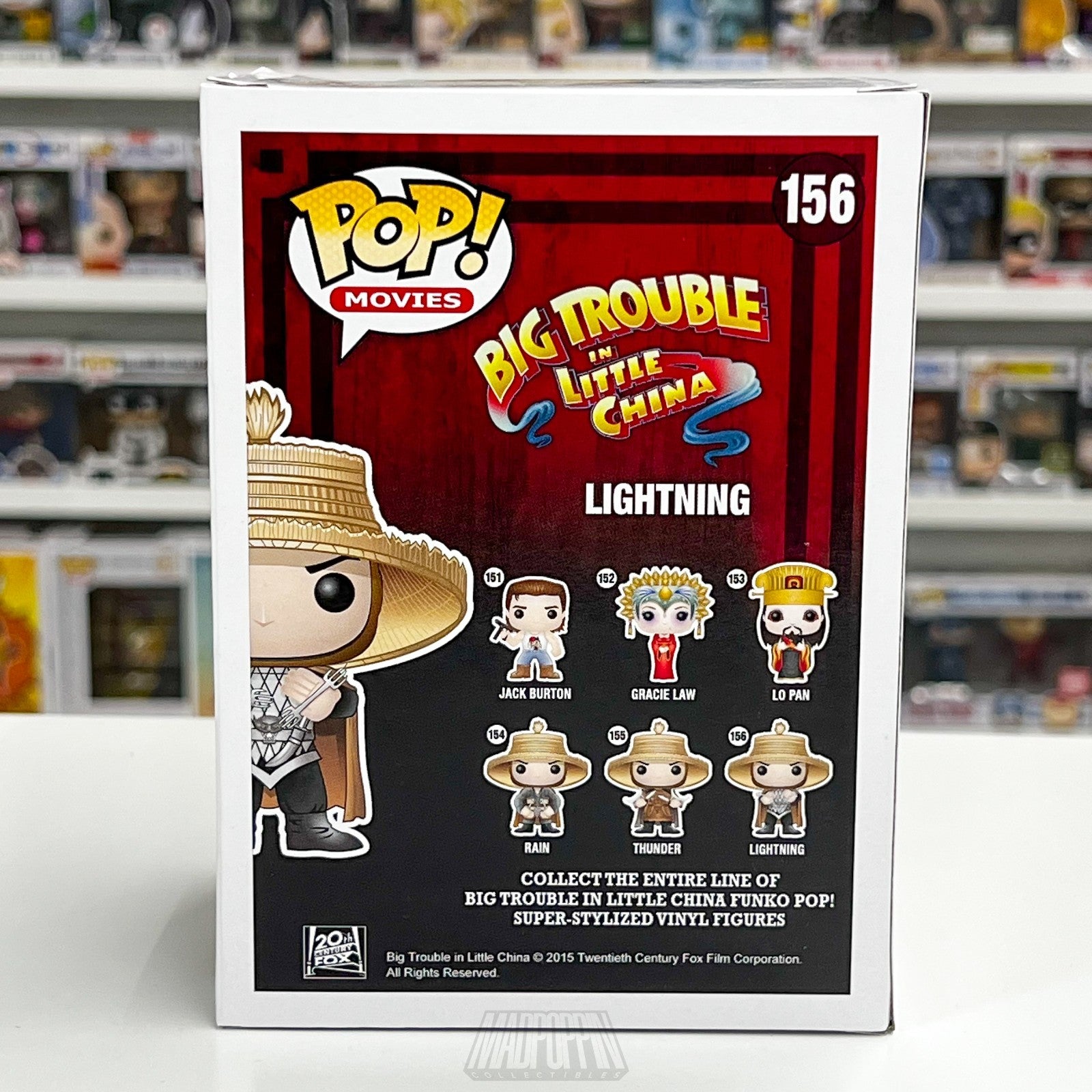 Funko Pop Movies Big Trouble In Little China Lightning Three Storms Action 156
