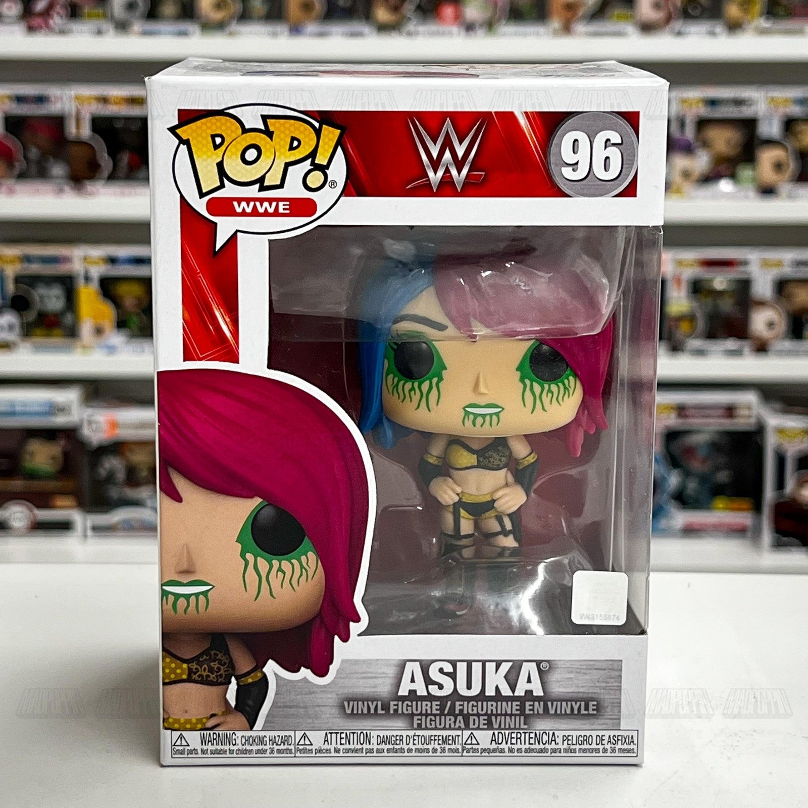 Funko Pop WWE Asuka #96 Vinyl Figure 2021 Wrestling Collectible MIB New Boxed