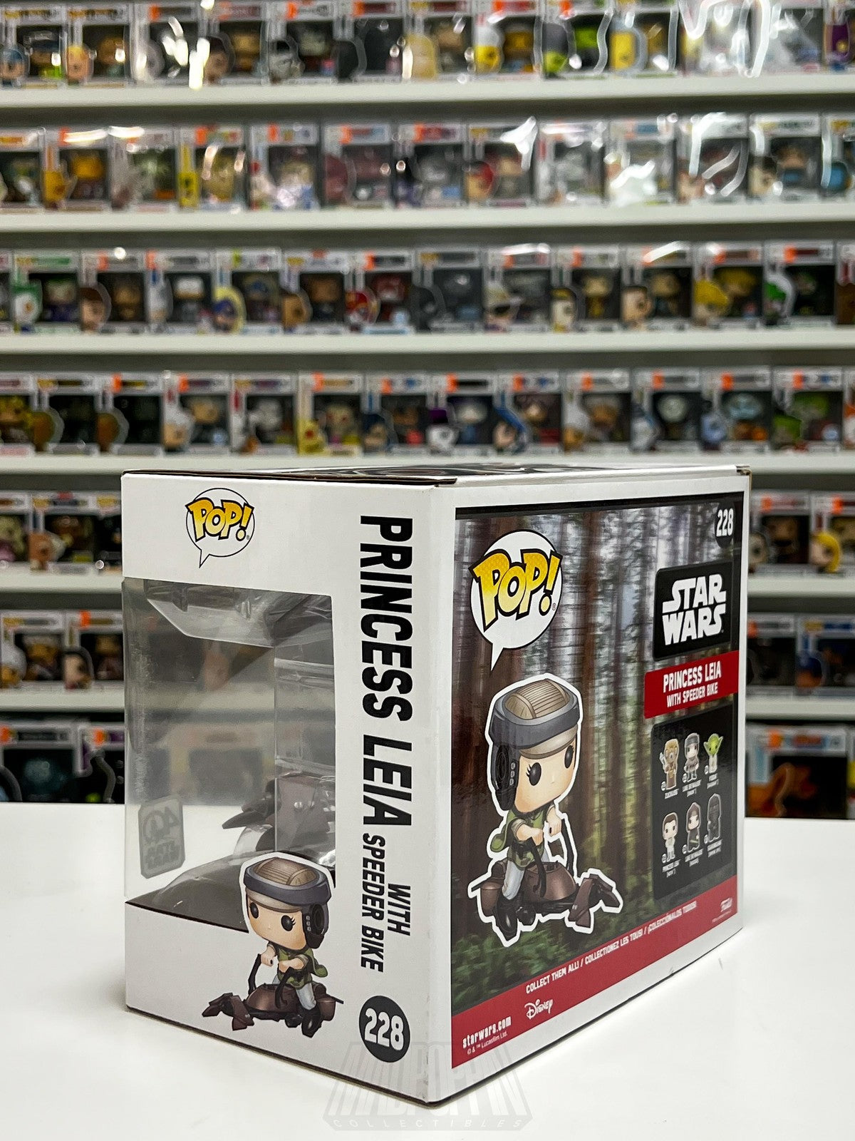 Funko Pop Ride Star Wars 228 Princess Leia Speeder Bike ROTJ 40th Anniversary